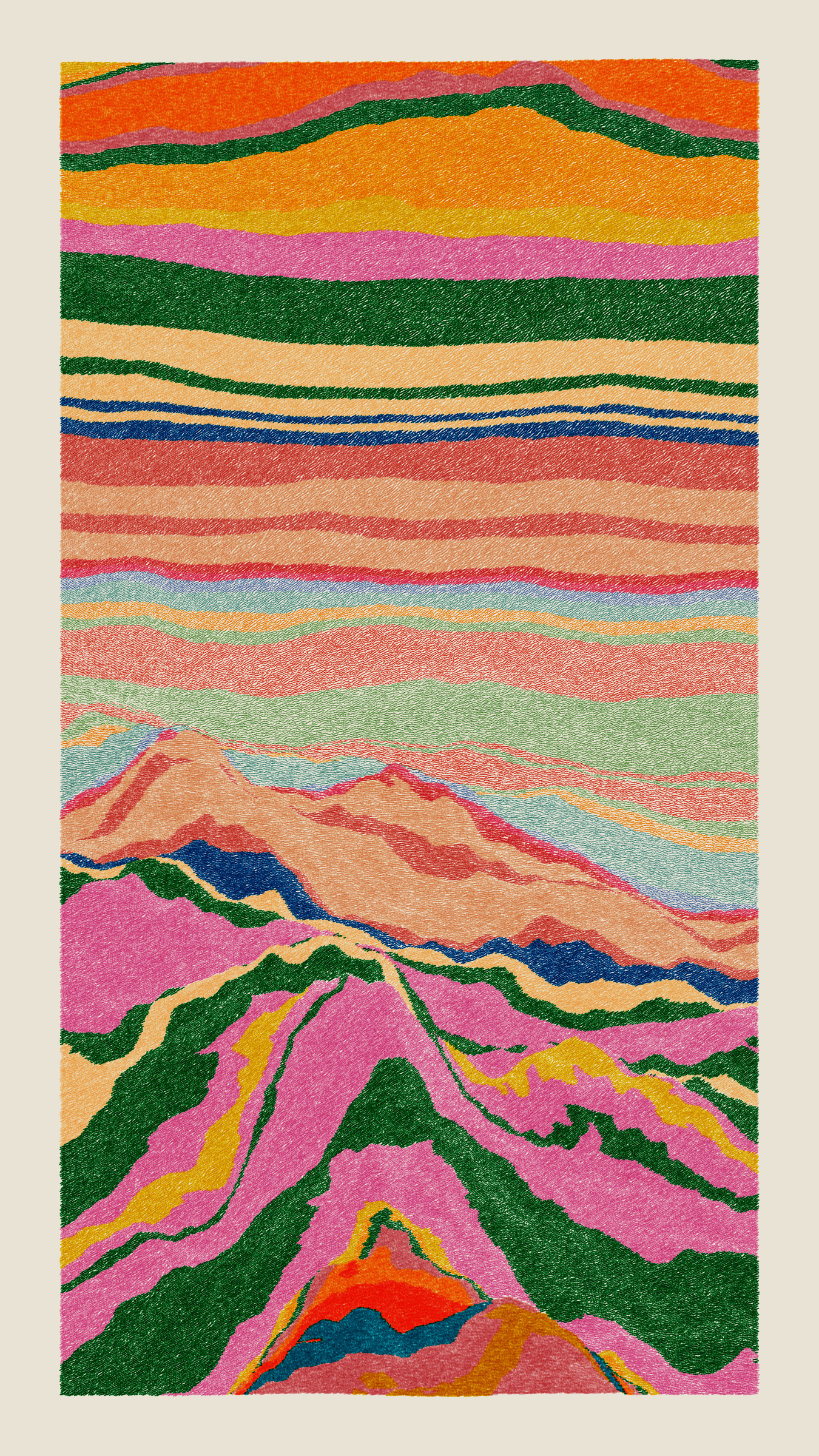 Art Blocks - Art Blocks v2 - Meridian #822 - NFT # 163000822