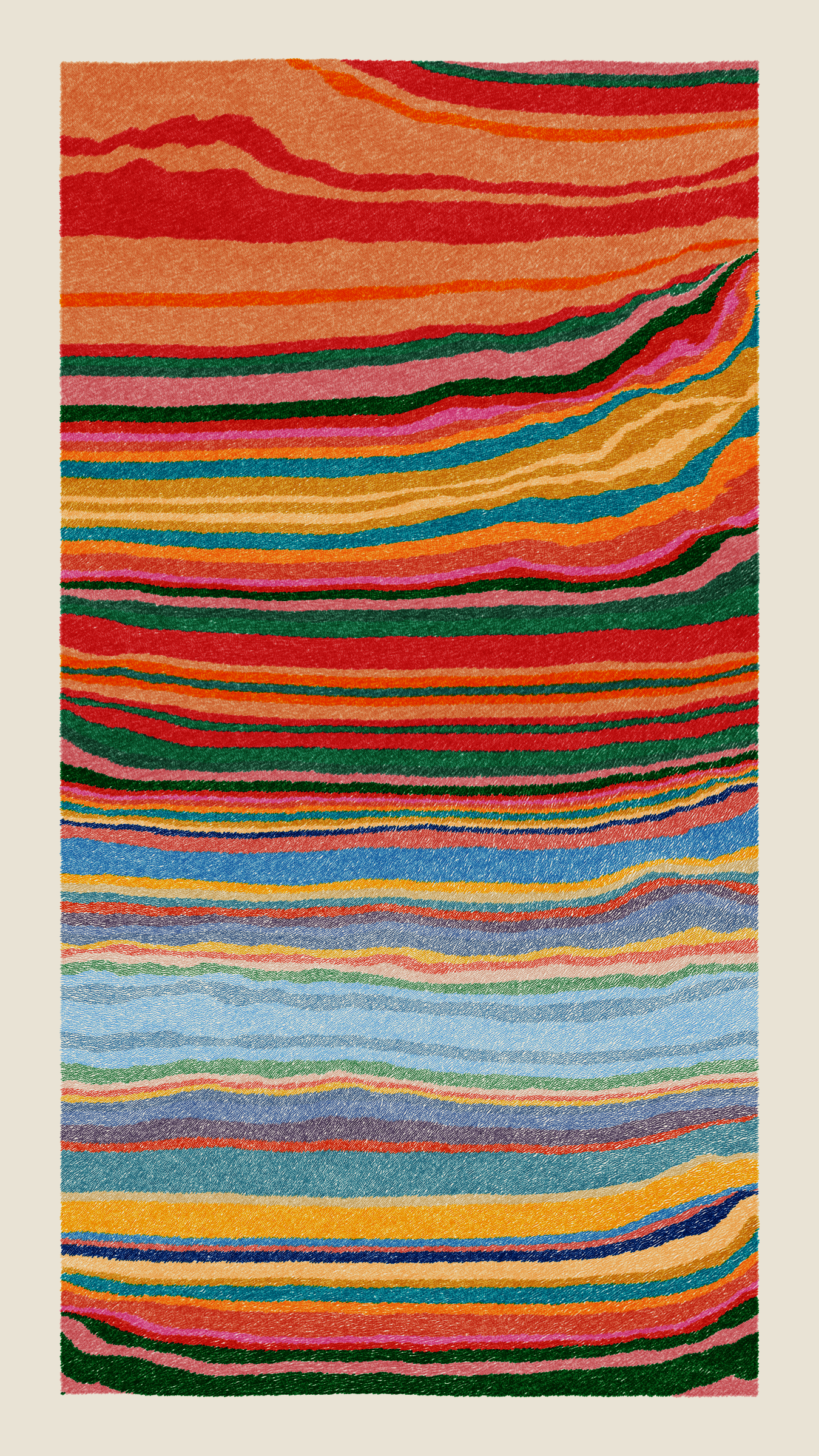 Art Blocks - Art Blocks v2 - Meridian #823 - NFT # 163000823