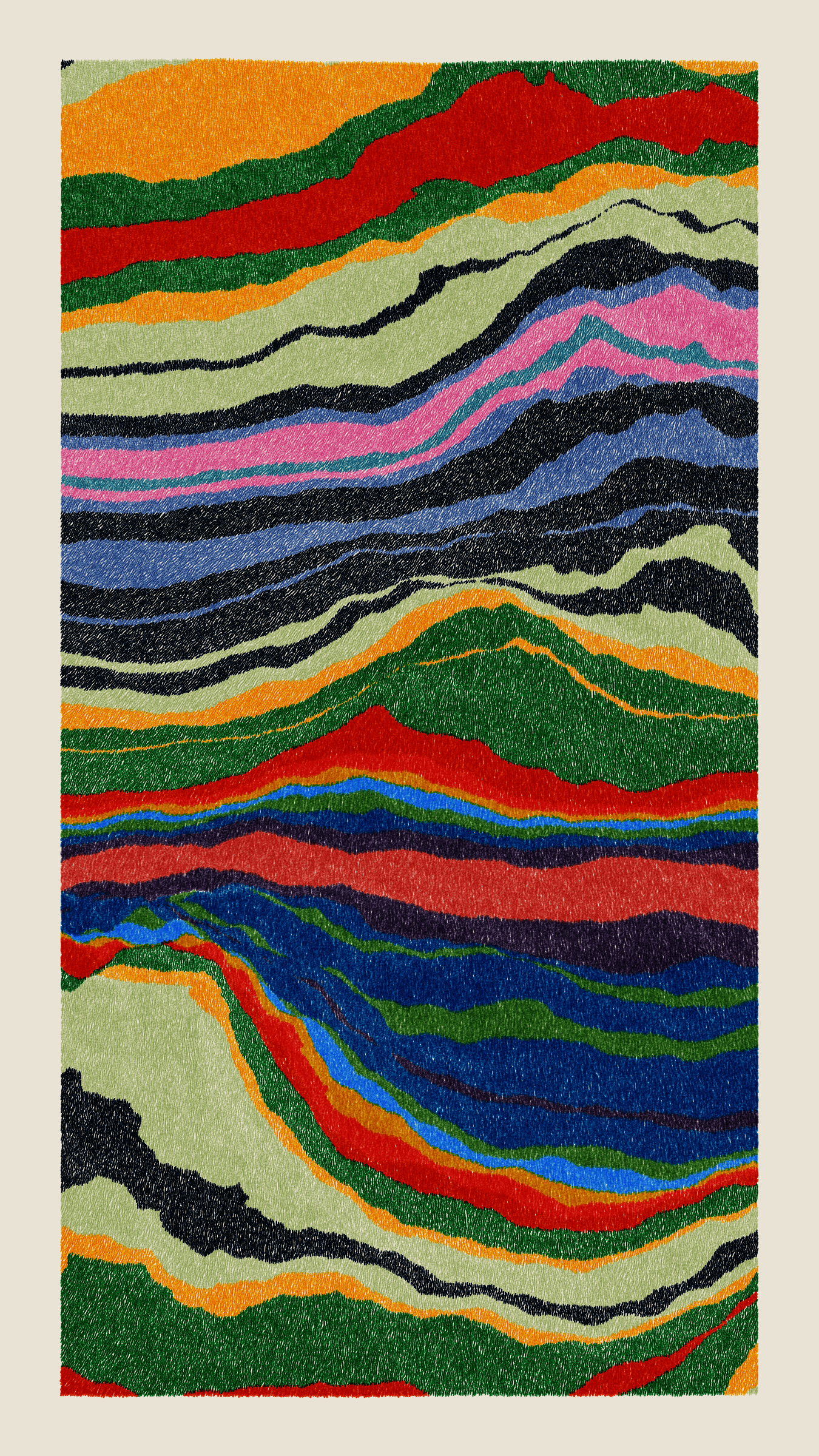 Art Blocks - Art Blocks v2 - Meridian #833 - NFT # 163000833