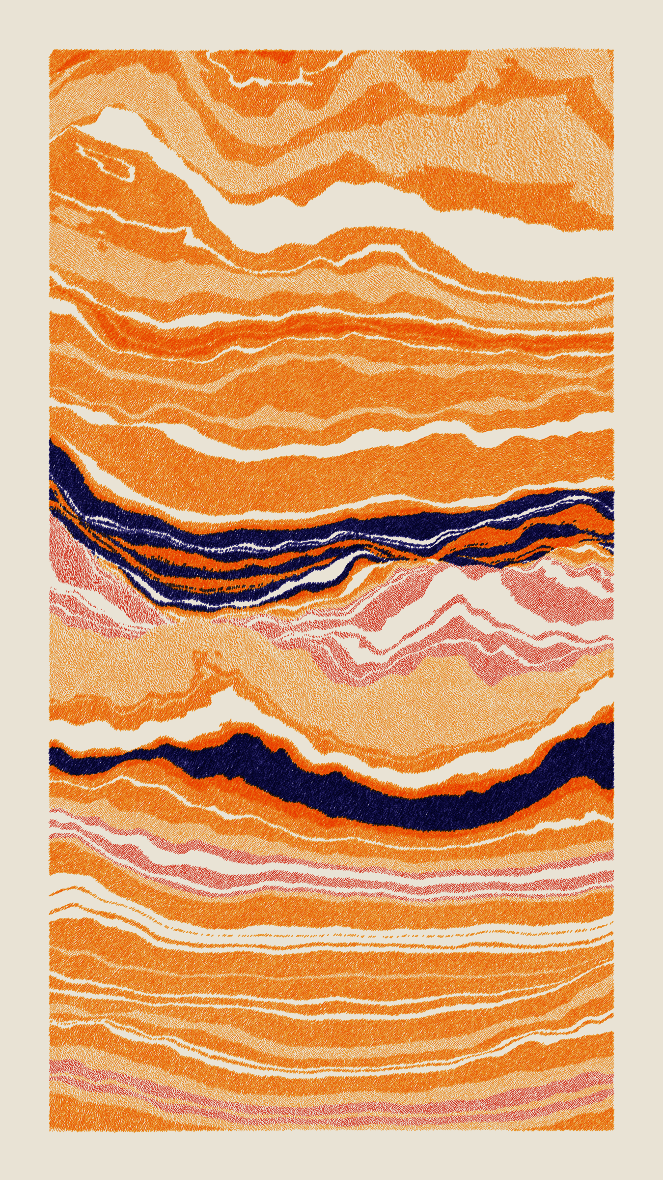 Art Blocks - Art Blocks v2 - Meridian #841 - NFT # 163000841