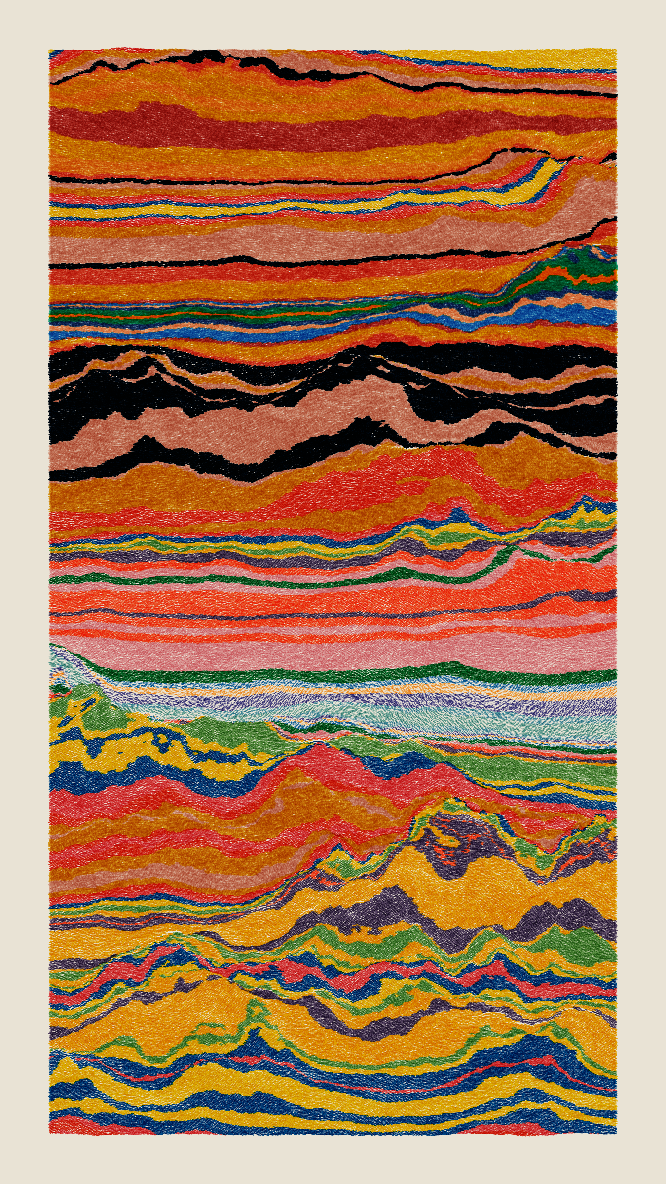 Art Blocks - Art Blocks v2 - Meridian #849 - NFT # 163000849