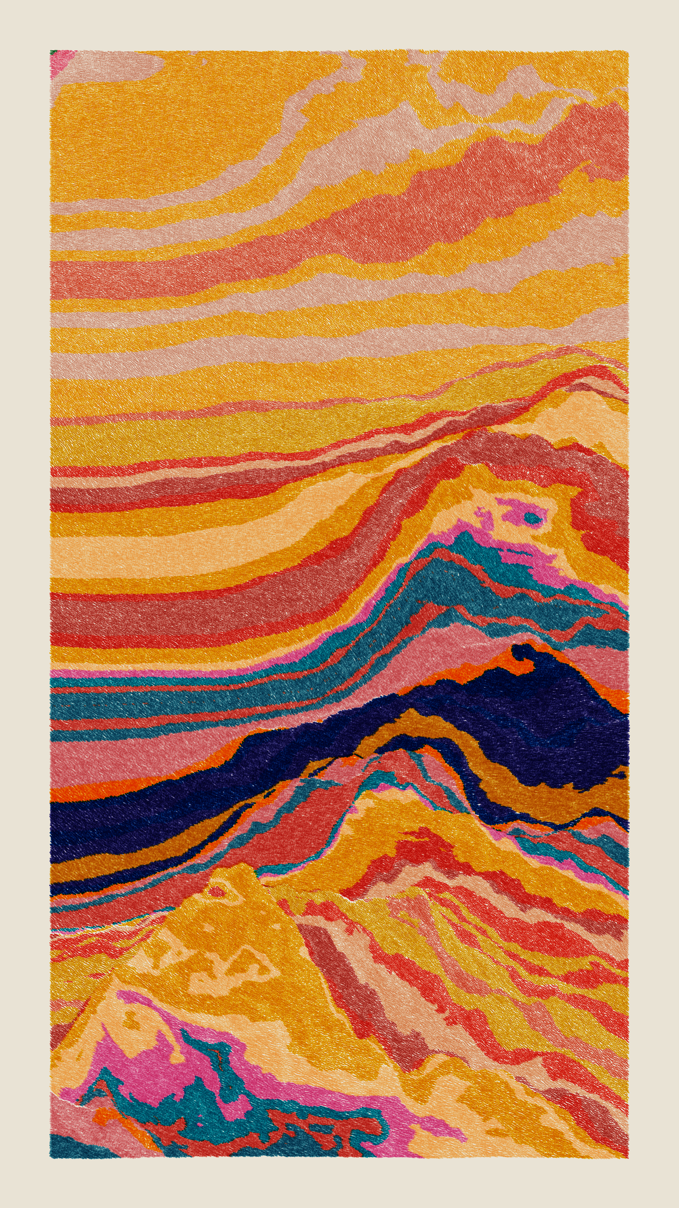 Art Blocks - Art Blocks v2 - Meridian #853 - NFT # 163000853