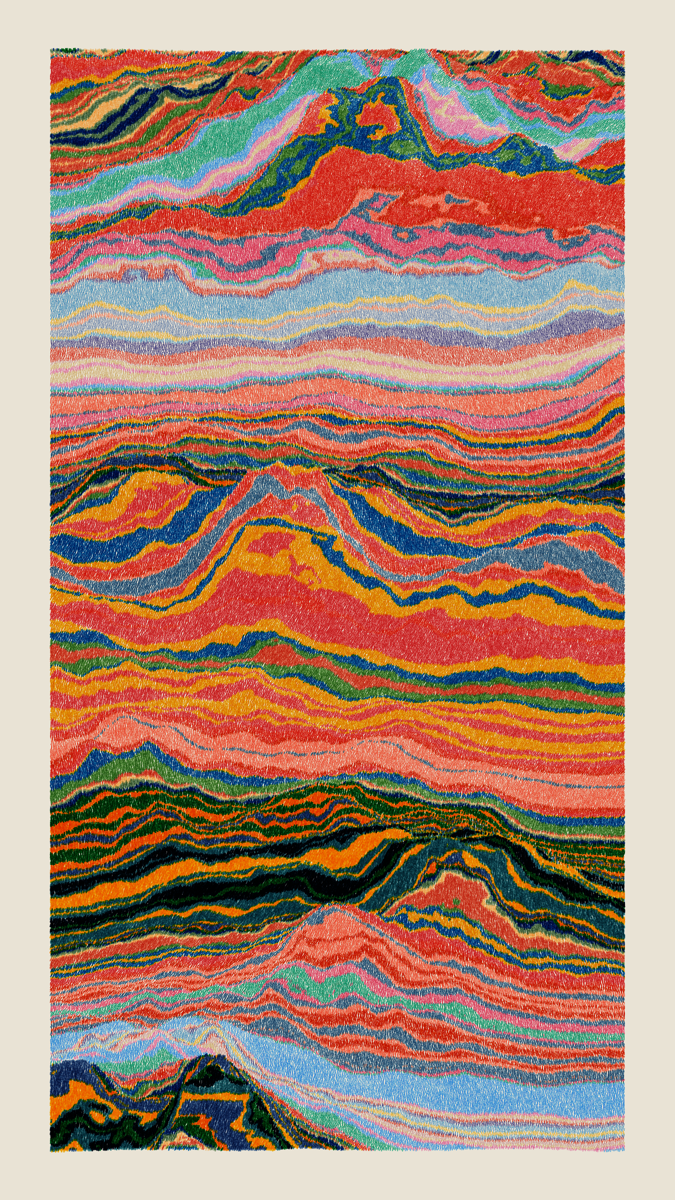 Art Blocks - Art Blocks v2 - Meridian #854 - NFT # 163000854