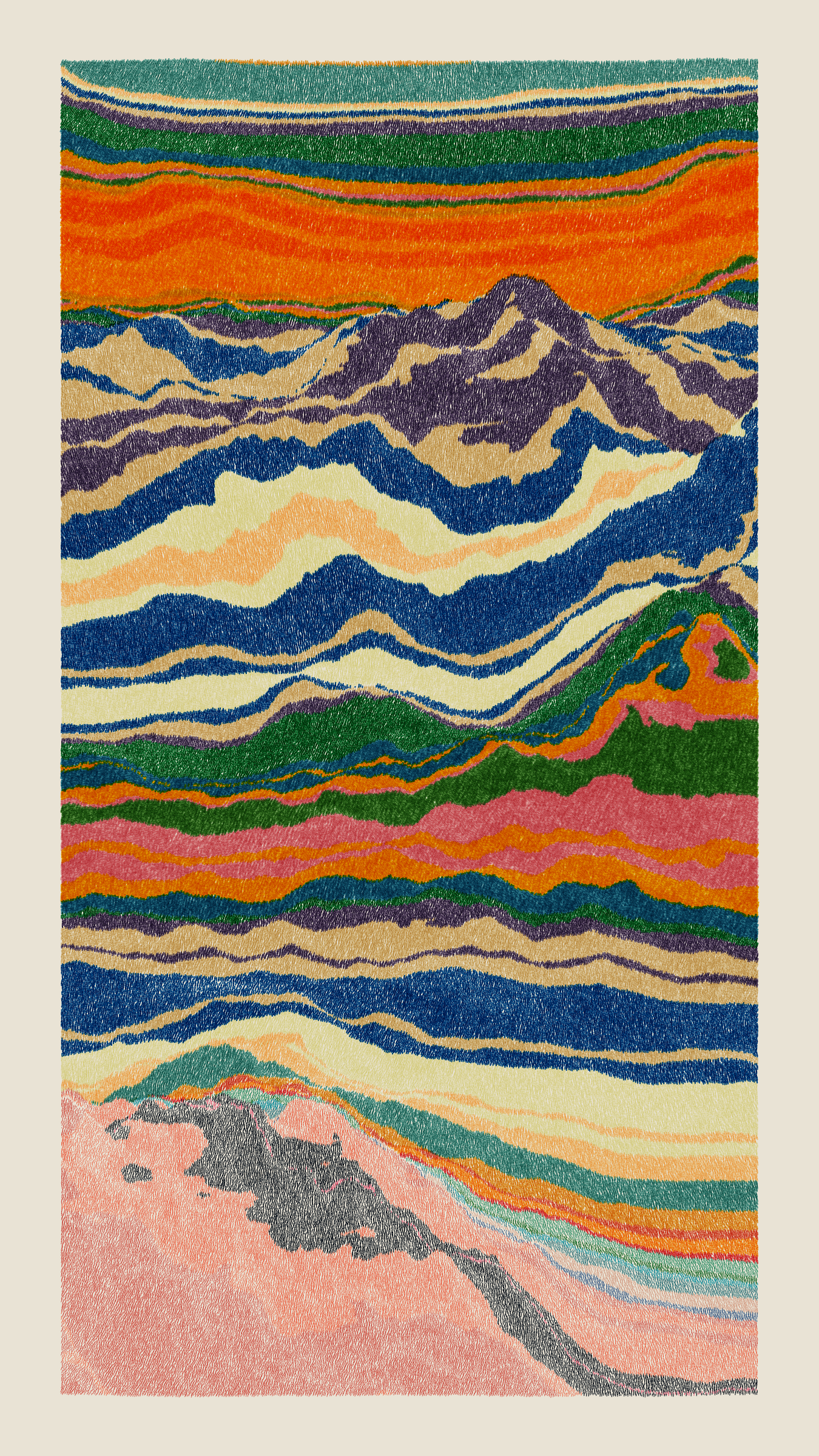 Art Blocks - Art Blocks v2 - Meridian #861 - NFT # 163000861