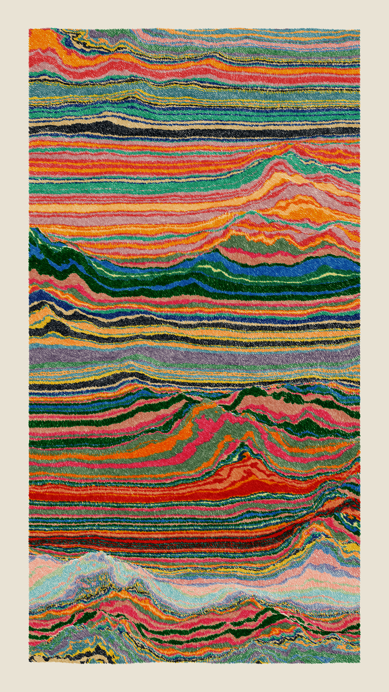 Art Blocks - Art Blocks v2 - Meridian #873 - NFT # 163000873