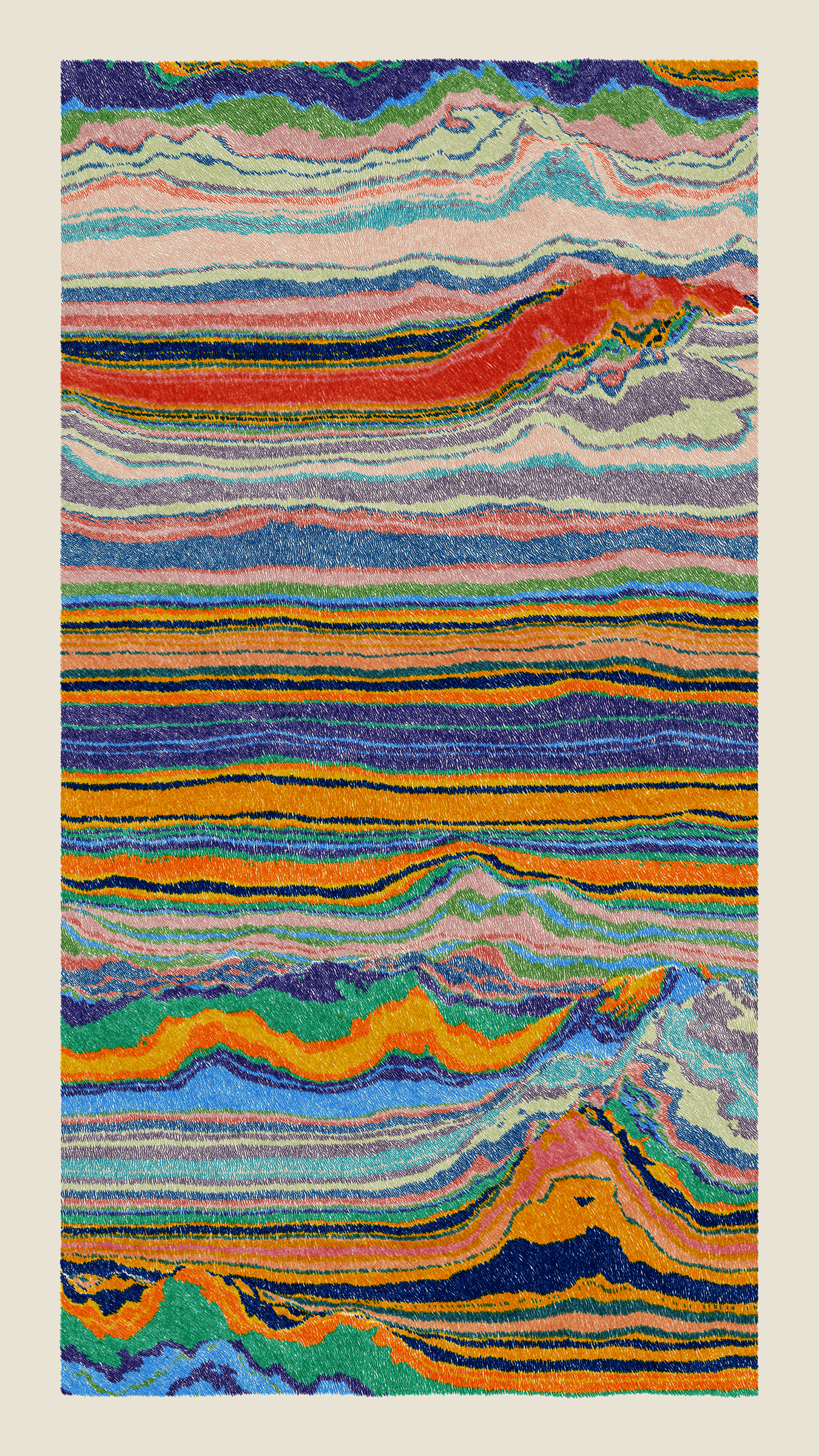 Art Blocks - Art Blocks v2 - Meridian #876 - NFT # 163000876