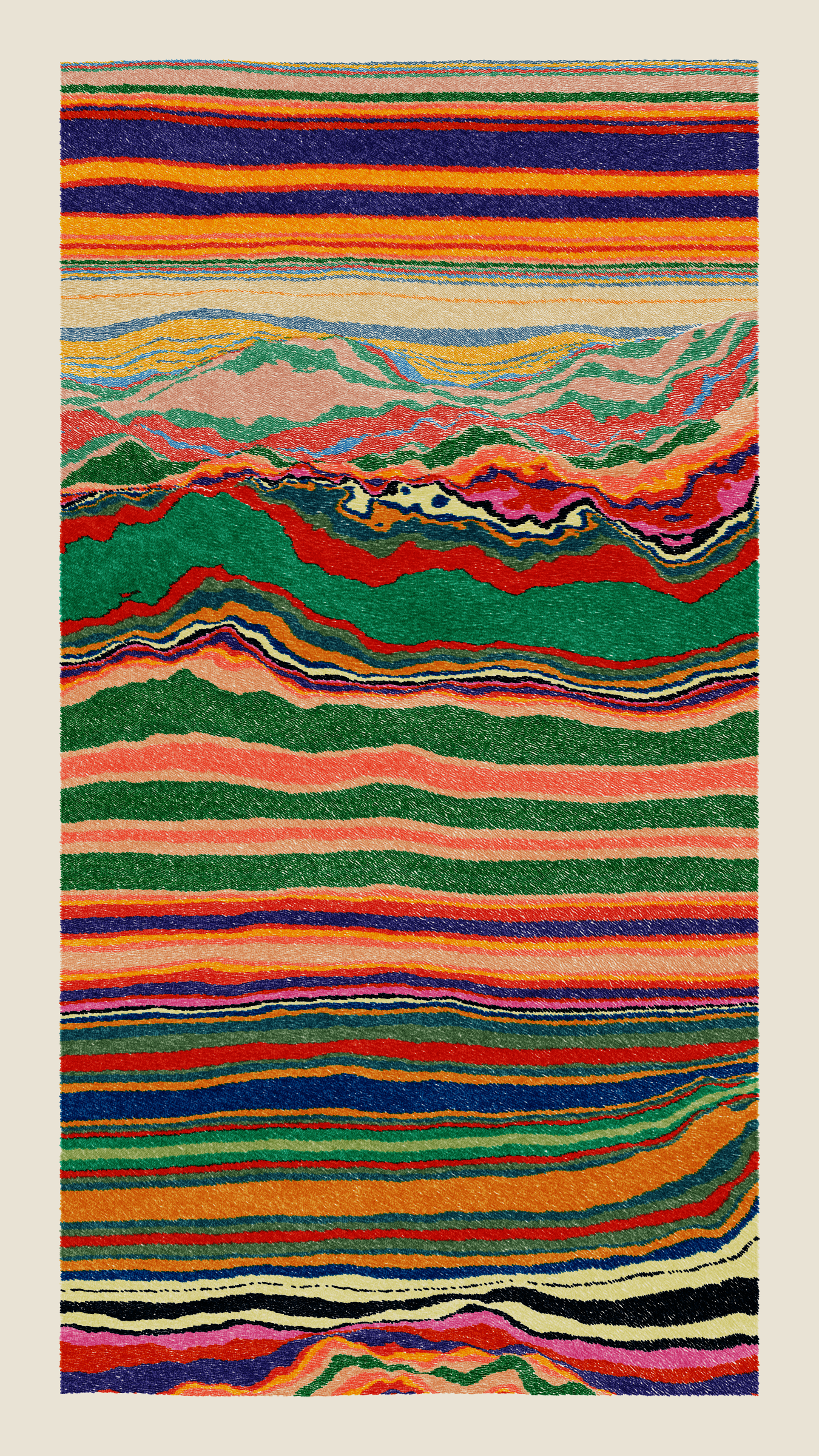 Art Blocks - Art Blocks v2 - Meridian #877 - NFT # 163000877