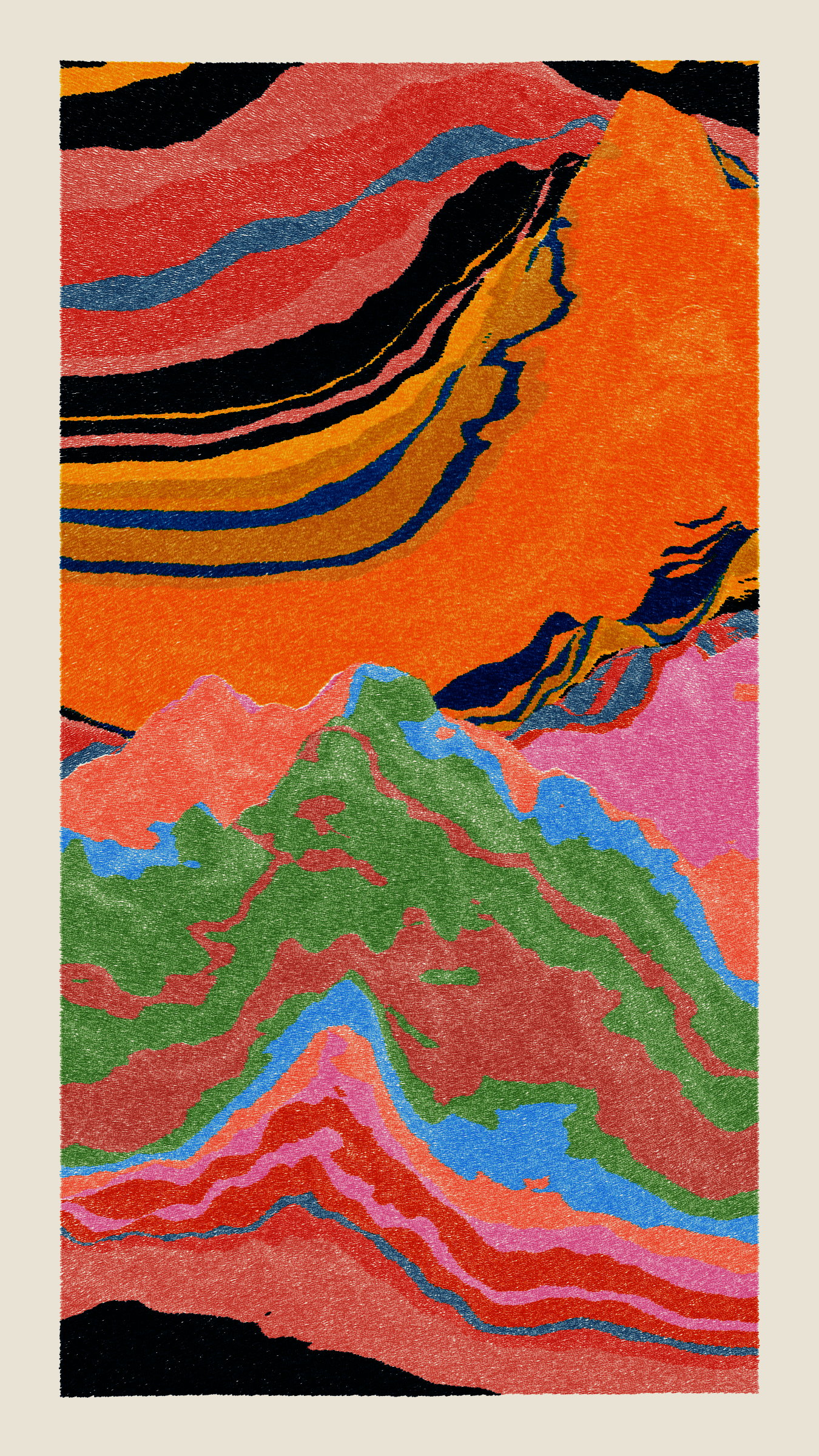 Art Blocks - Art Blocks v2 - Meridian #878 - NFT # 163000878