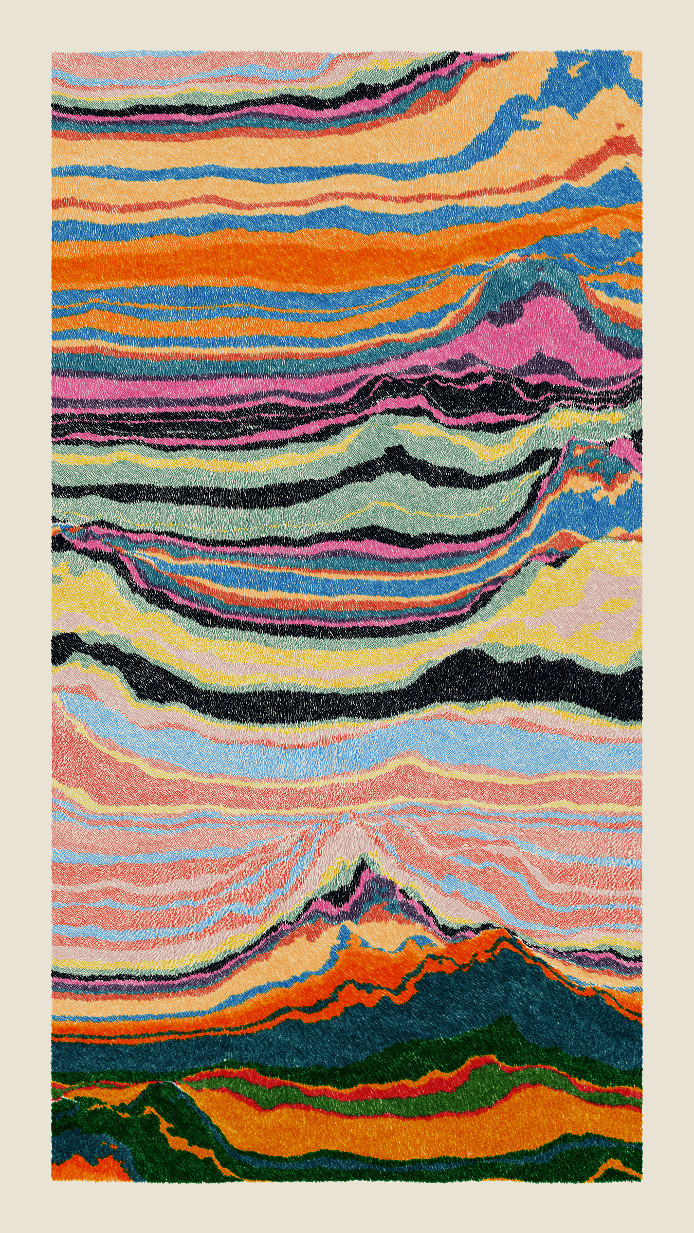 Art Blocks - Art Blocks v2 - Meridian #880 - NFT # 163000880