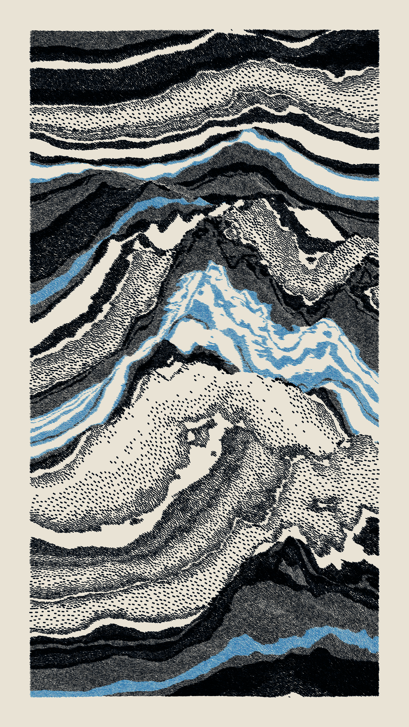 Art Blocks - Art Blocks v2 - Meridian #884 - NFT # 163000884