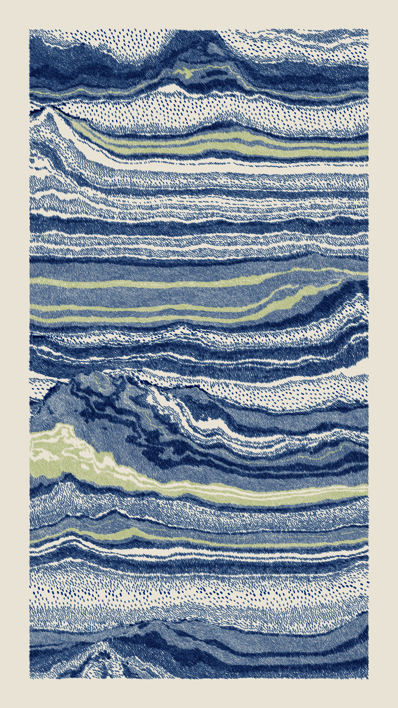 Art Blocks - Art Blocks v2 - Meridian #885 - NFT # 163000885