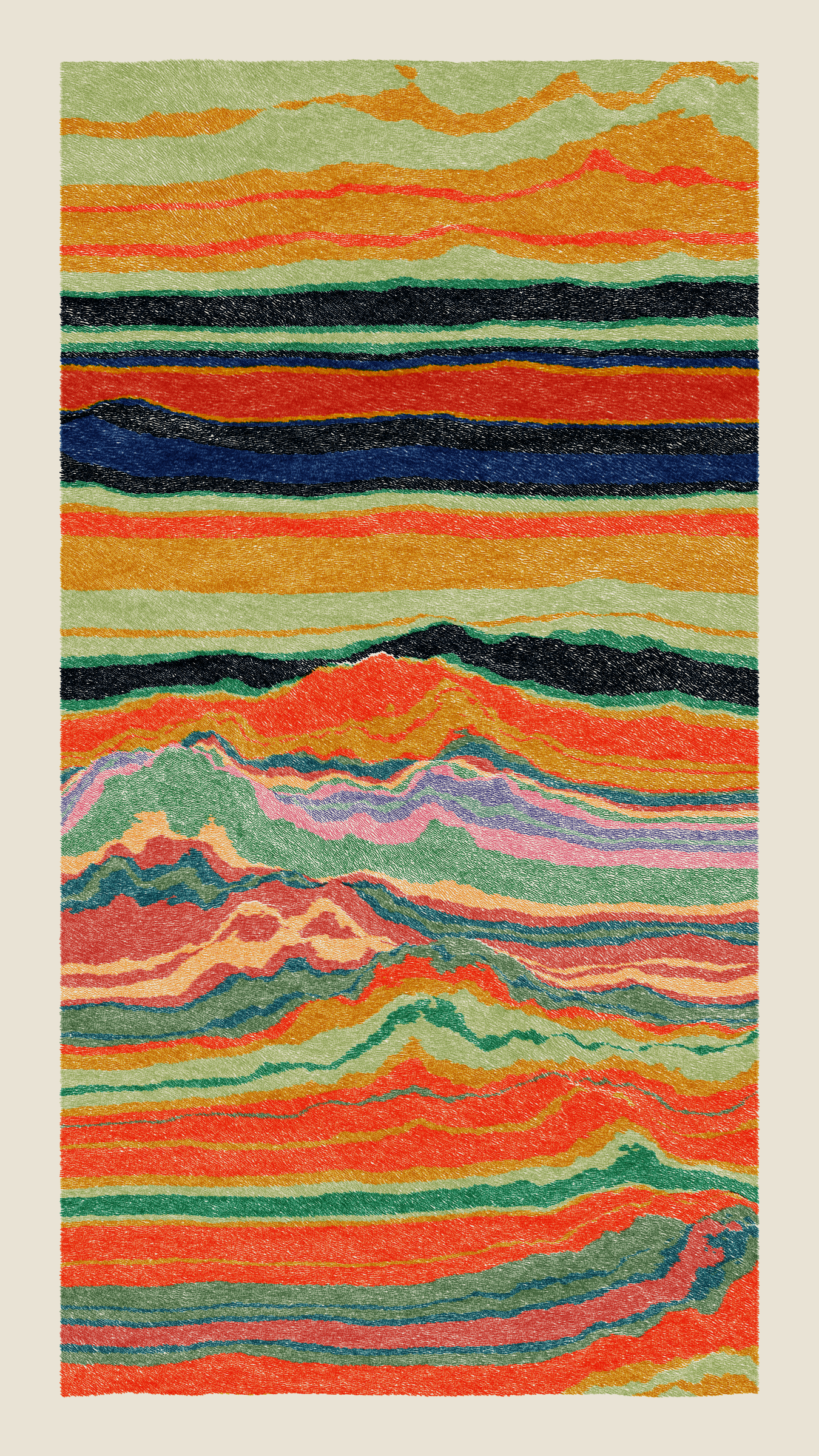 Art Blocks - Art Blocks v2 - Meridian #899 - NFT # 163000899