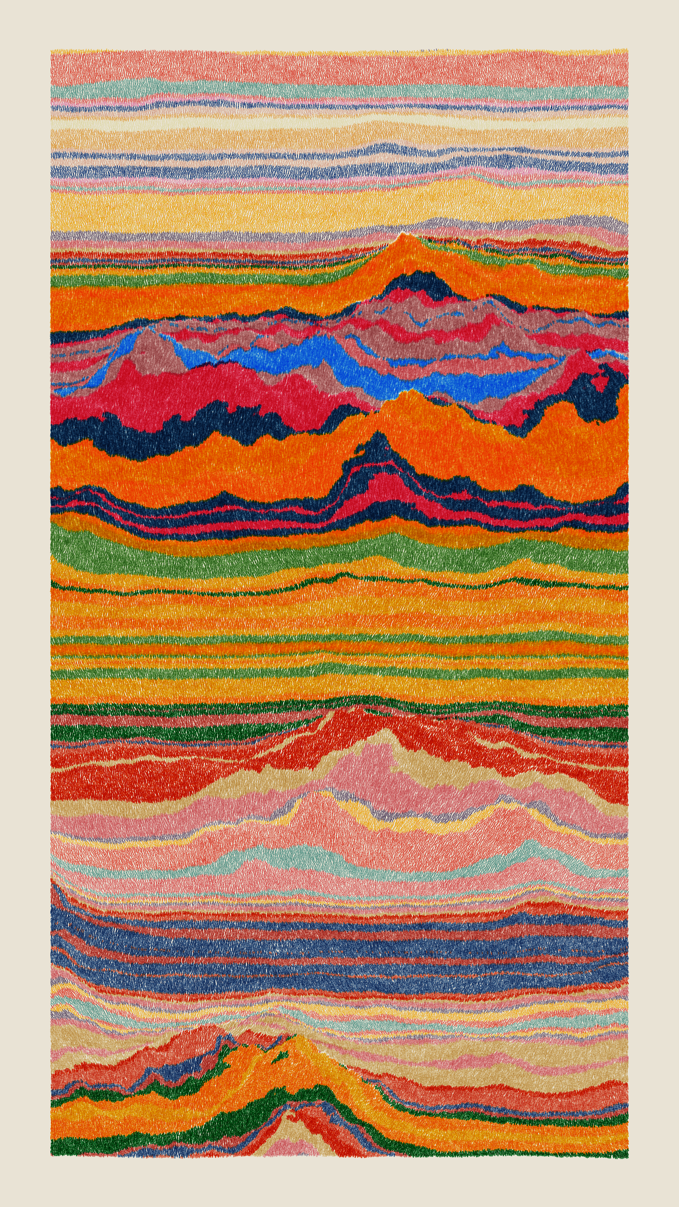 Art Blocks - Art Blocks v2 - Meridian #918 - NFT # 163000918