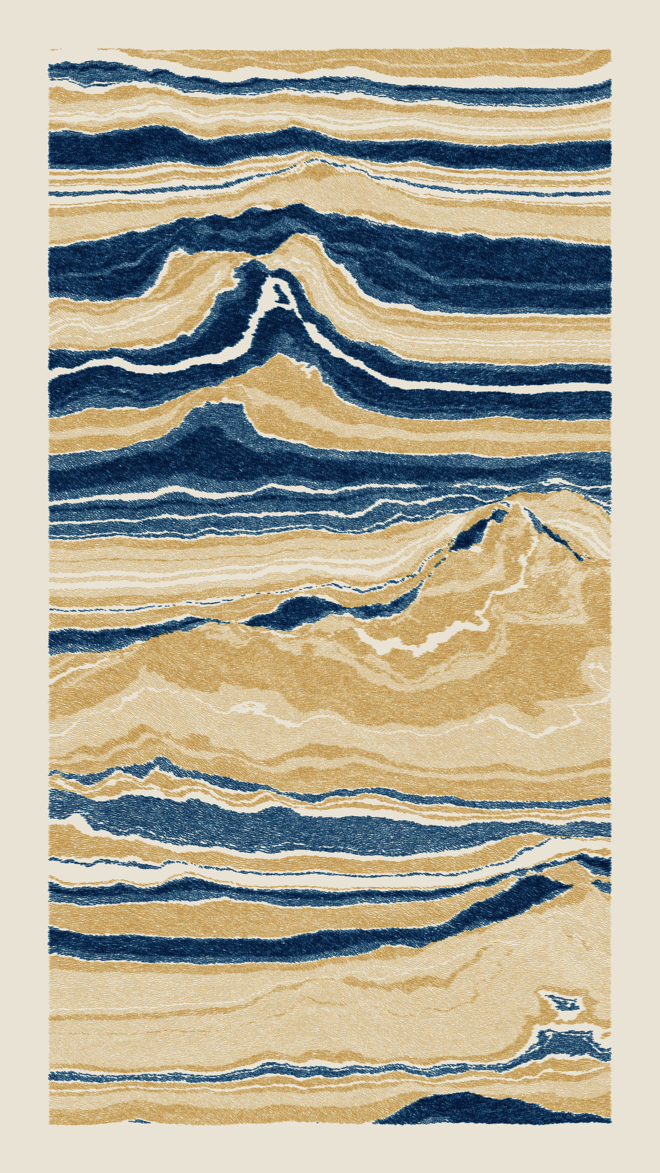 Art Blocks - Art Blocks v2 - Meridian #930 - NFT # 163000930