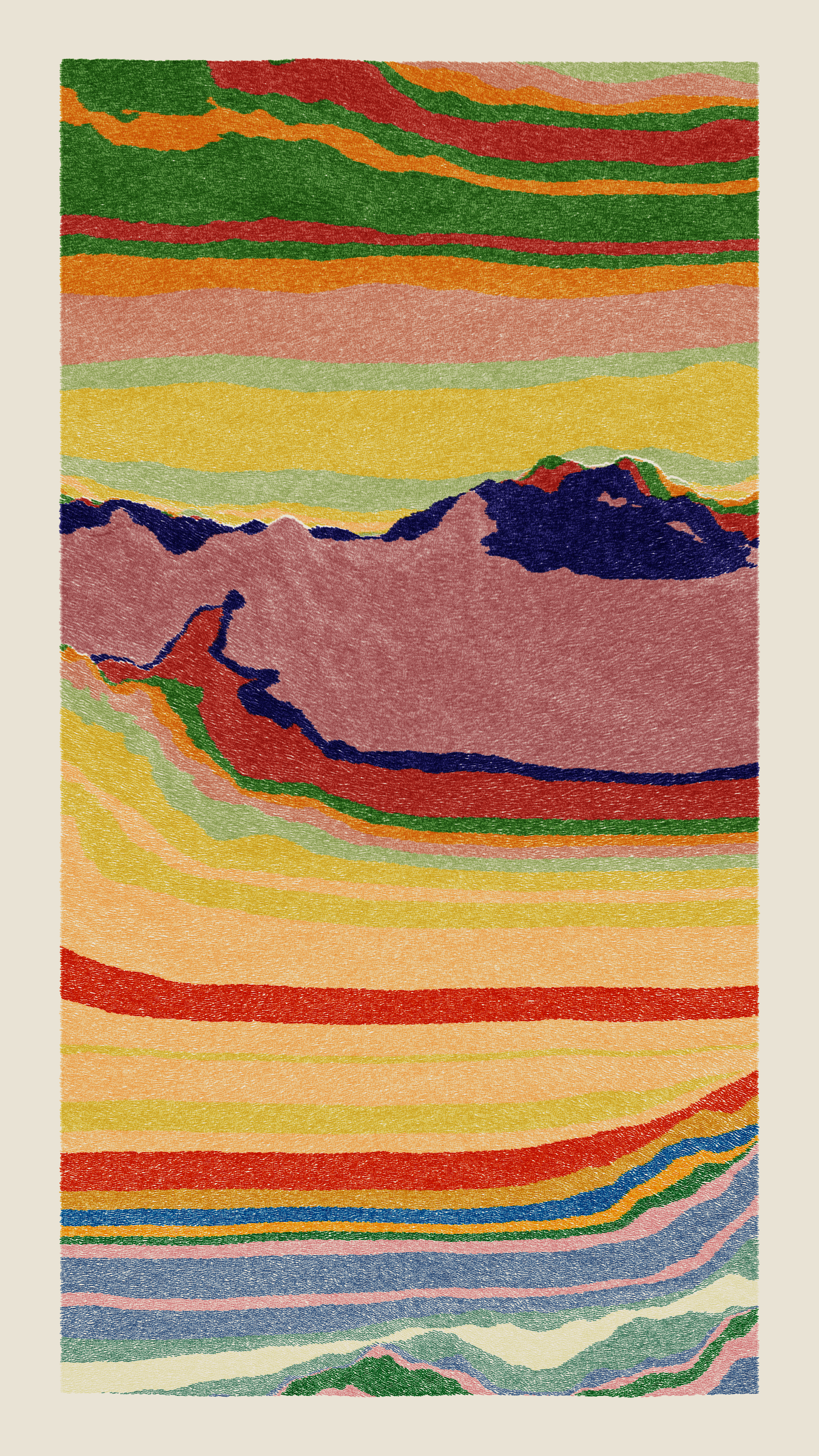 Art Blocks - Art Blocks v2 - Meridian #932 - NFT # 163000932