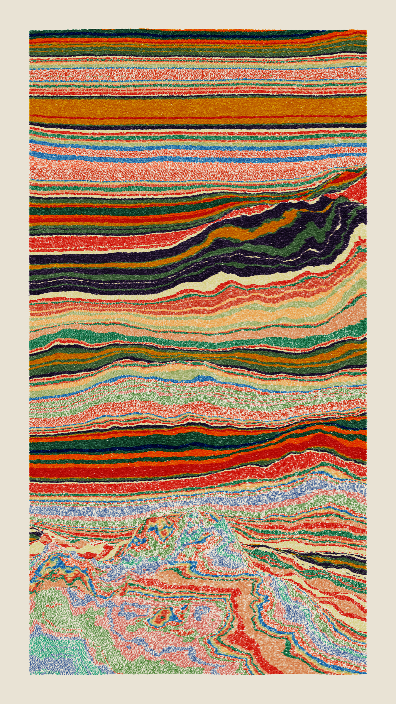 Art Blocks - Art Blocks v2 - Meridian #942 - NFT # 163000942