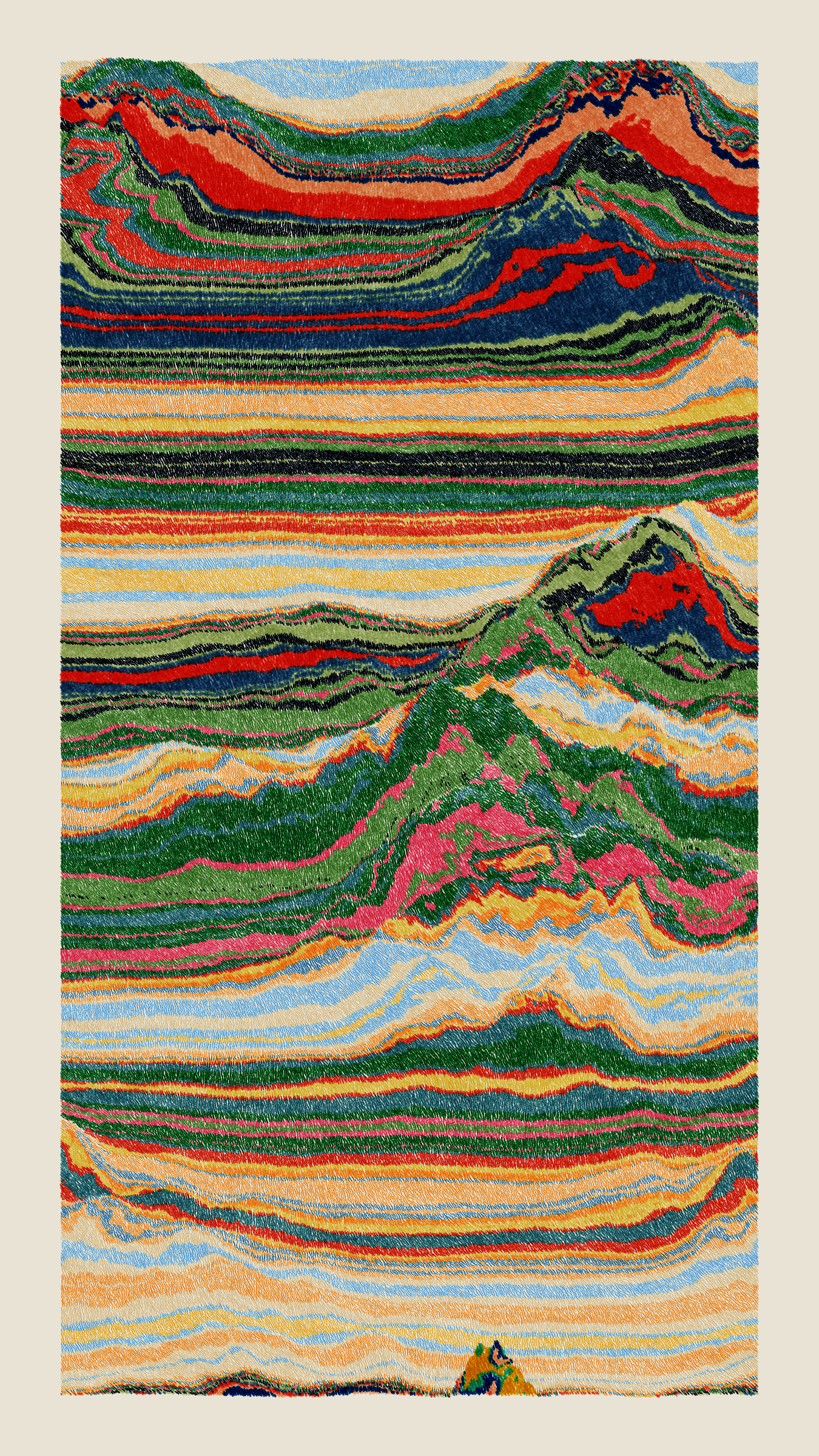 Art Blocks - Art Blocks v2 - Meridian #946 - NFT # 163000946