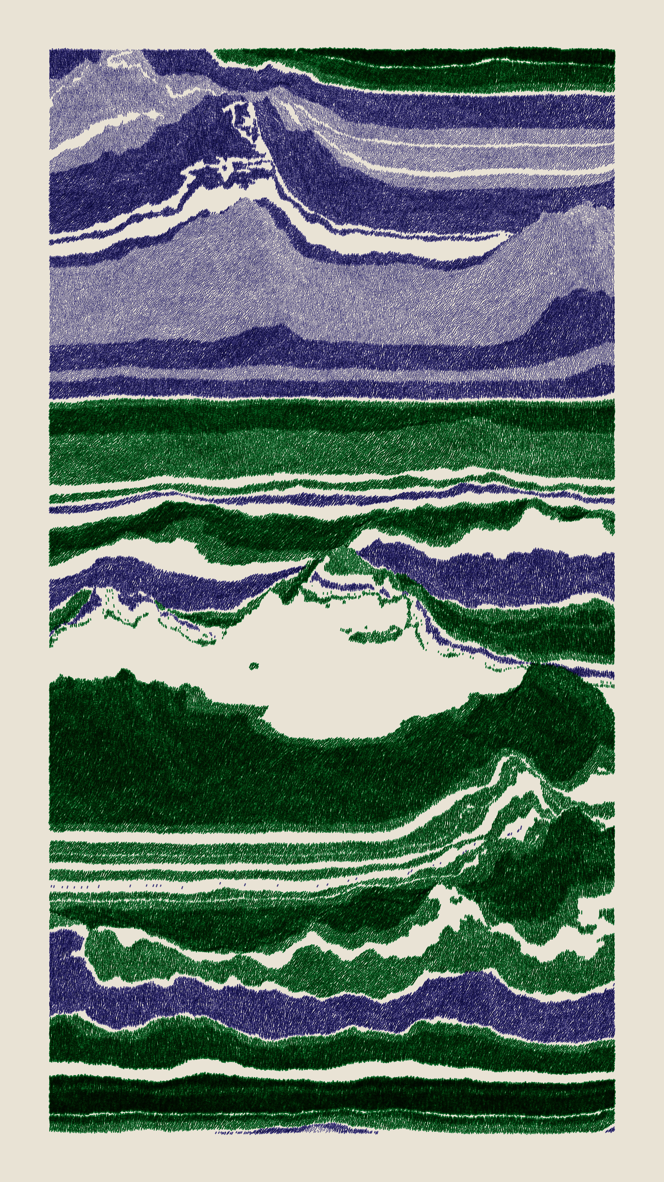 Art Blocks - Art Blocks v2 - Meridian #953 - NFT # 163000953