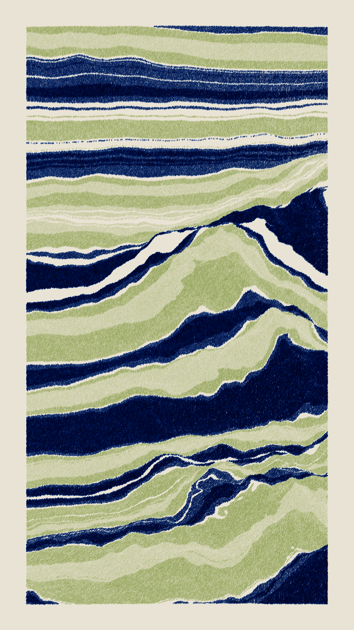 Art Blocks - Art Blocks v2 - Meridian #961 - NFT # 163000961