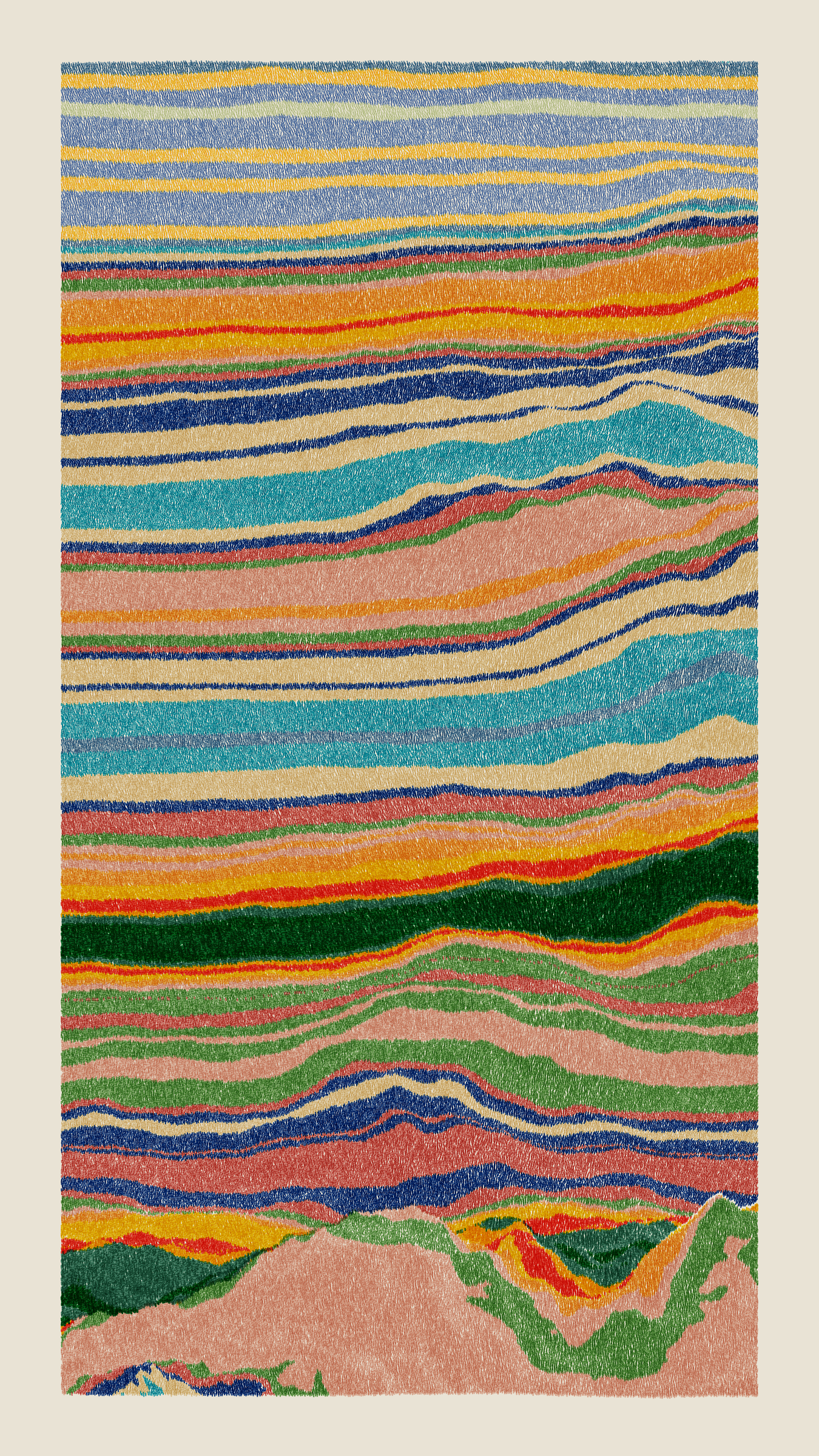 Art Blocks - Art Blocks v2 - Meridian #963 - NFT # 163000963