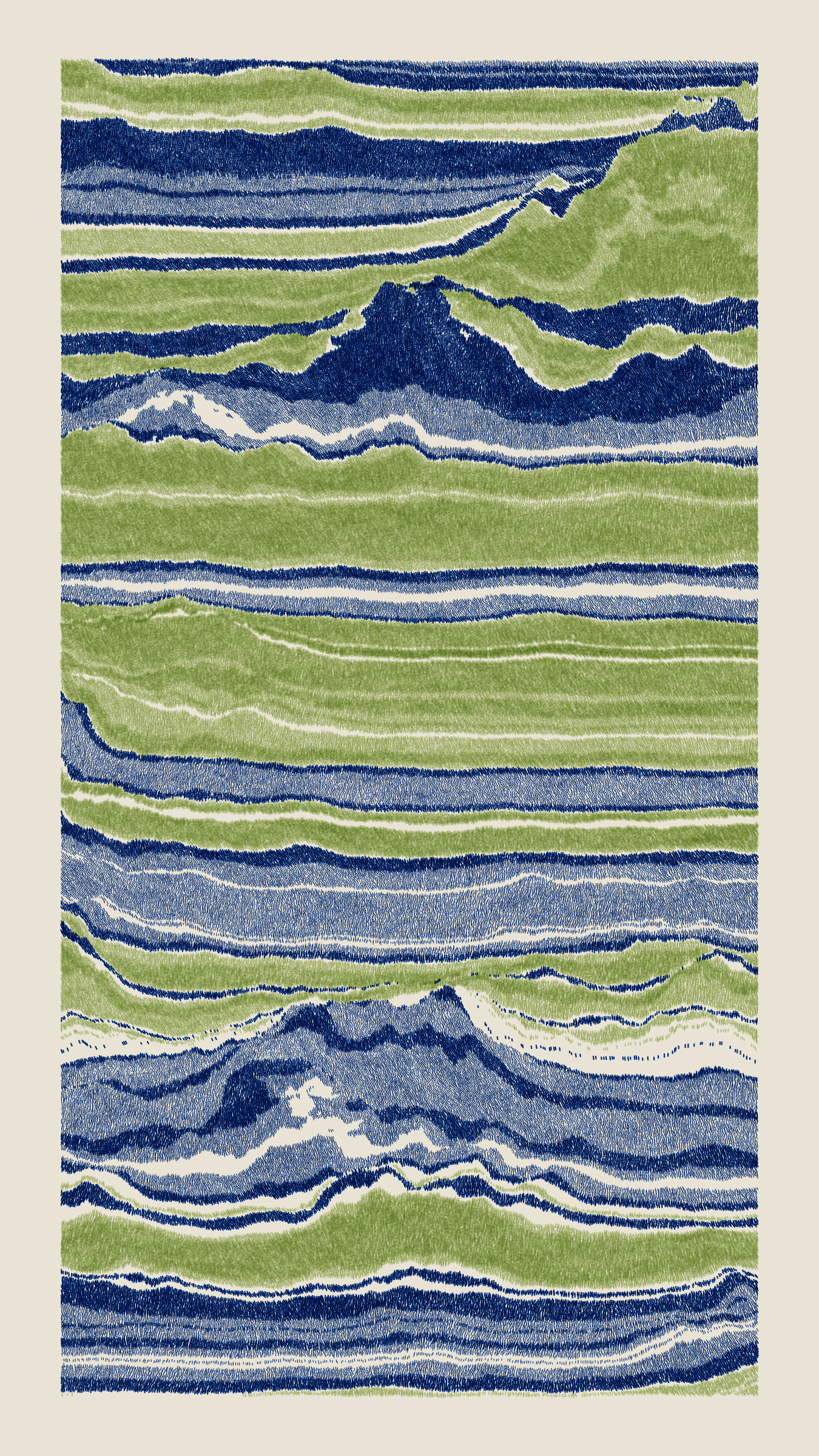 Art Blocks - Art Blocks v2 - Meridian #966 - NFT # 163000966