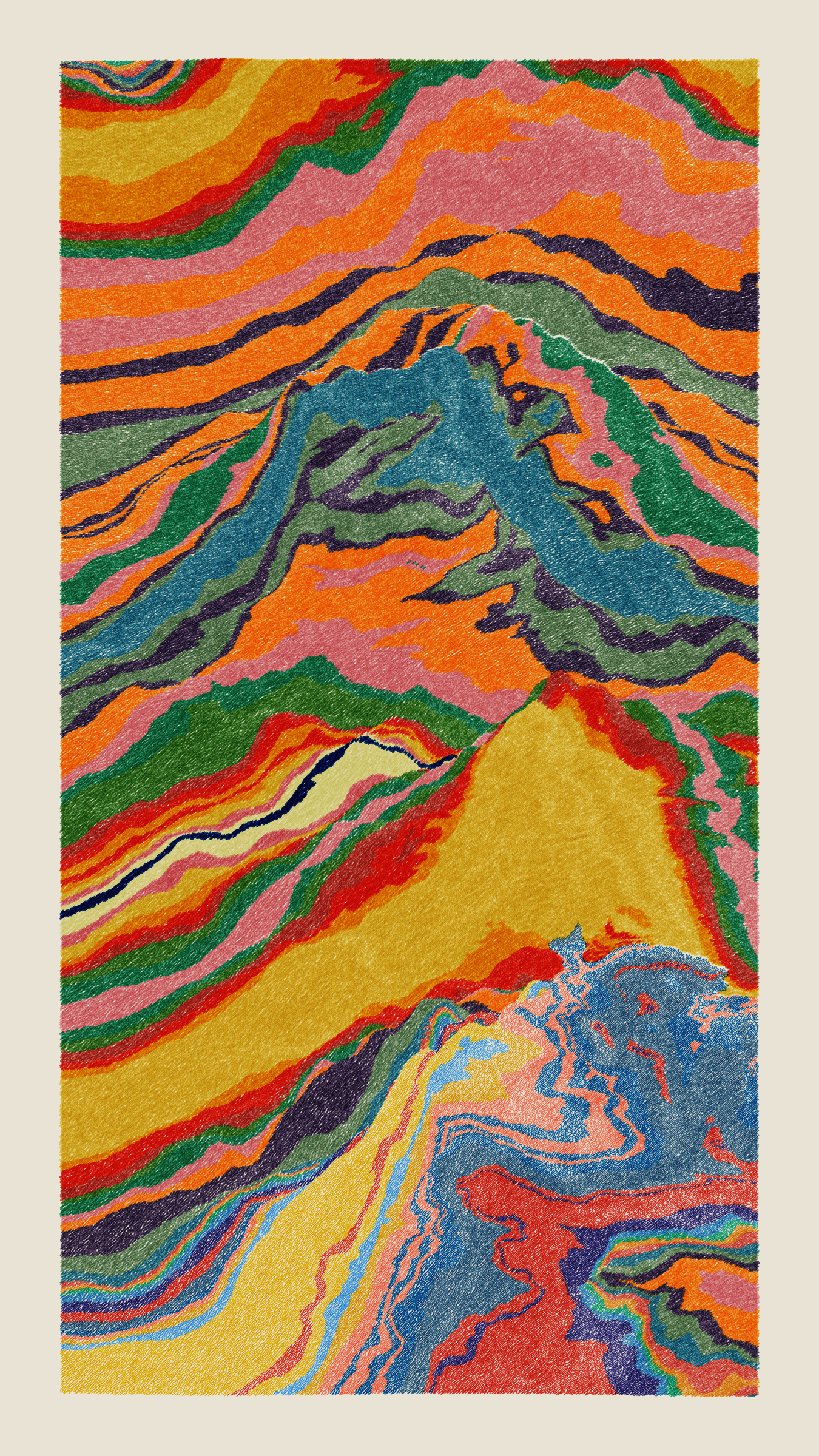 Art Blocks - Art Blocks v2 - Meridian #979 - NFT # 163000979