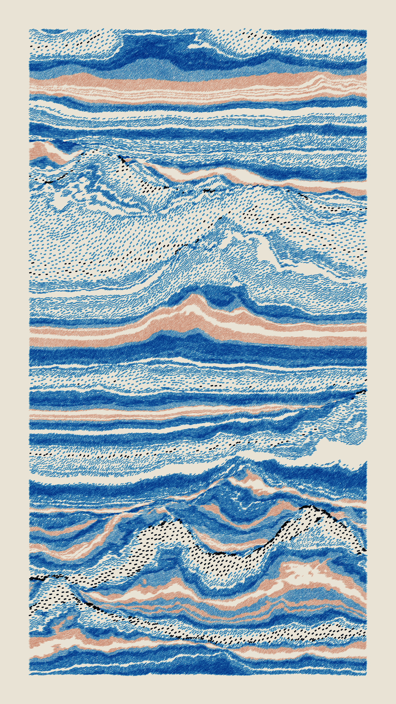 Art Blocks - Art Blocks v2 - Meridian #986 - NFT # 163000986