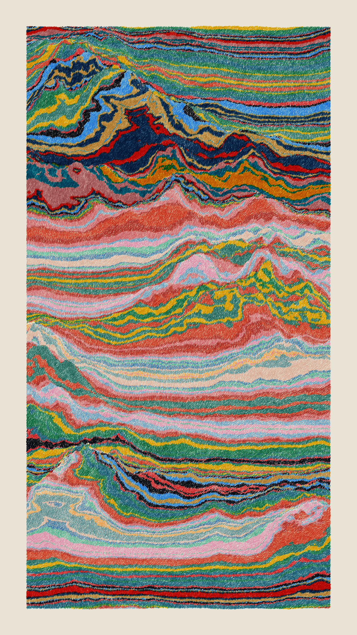 Art Blocks - Art Blocks v2 - Meridian #990 - NFT # 163000990