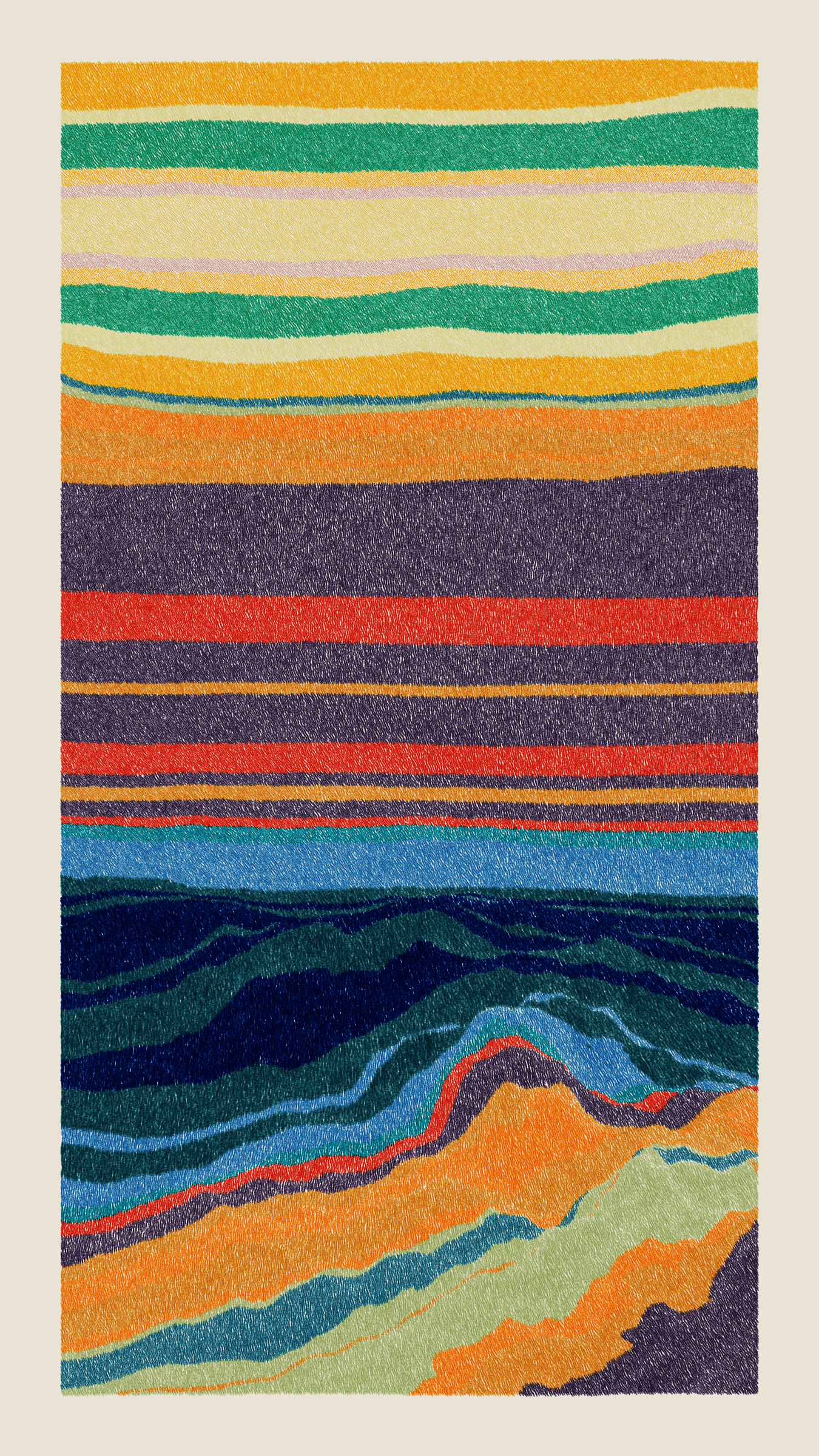 Art Blocks - Art Blocks v2 - Meridian #998 - NFT # 163000998