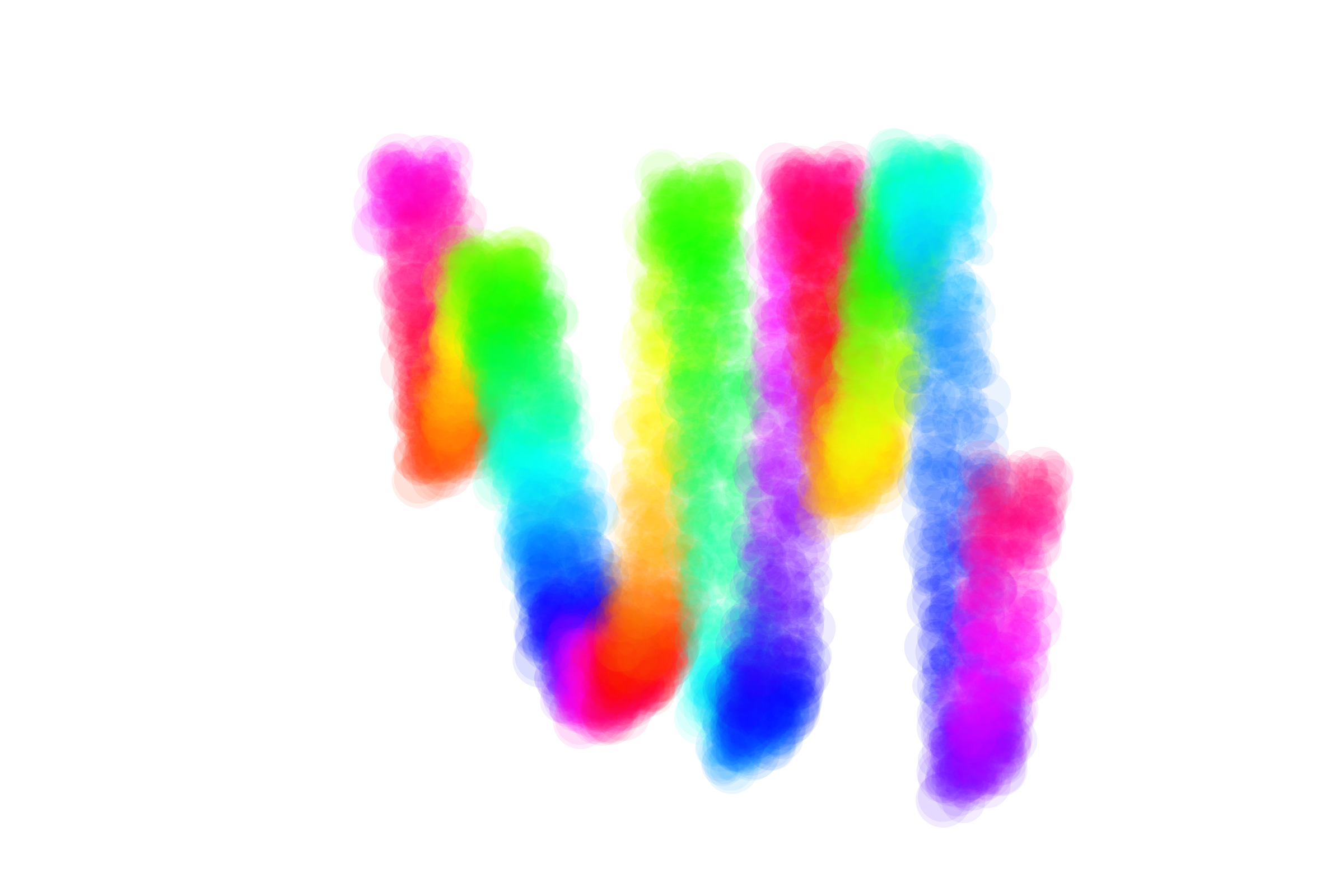 Art Blocks - Art Blocks v1 - Chromie Squiggle #168 - NFT # 168