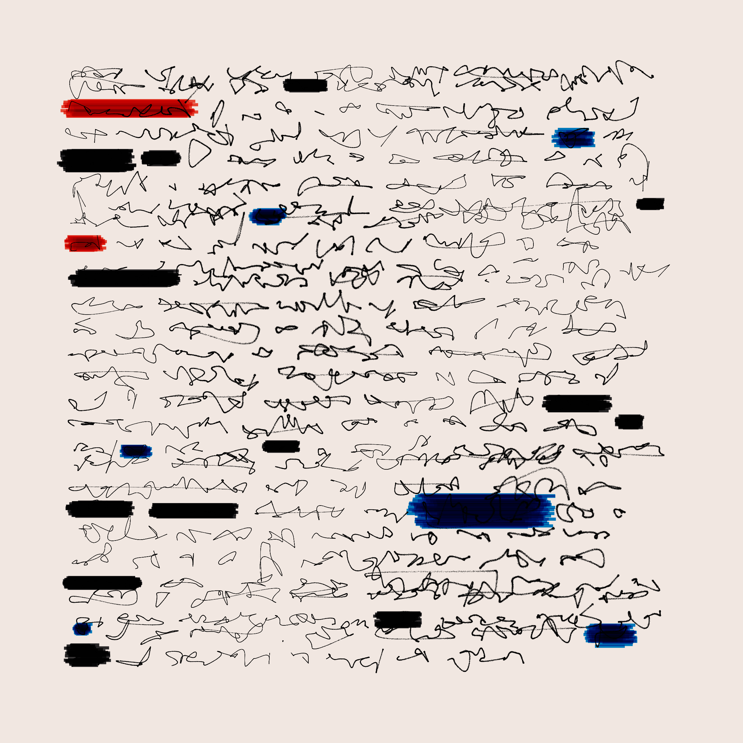 Art Blocks - Art Blocks v2 - Letters to My Future Self #206 - NFT # 174000206