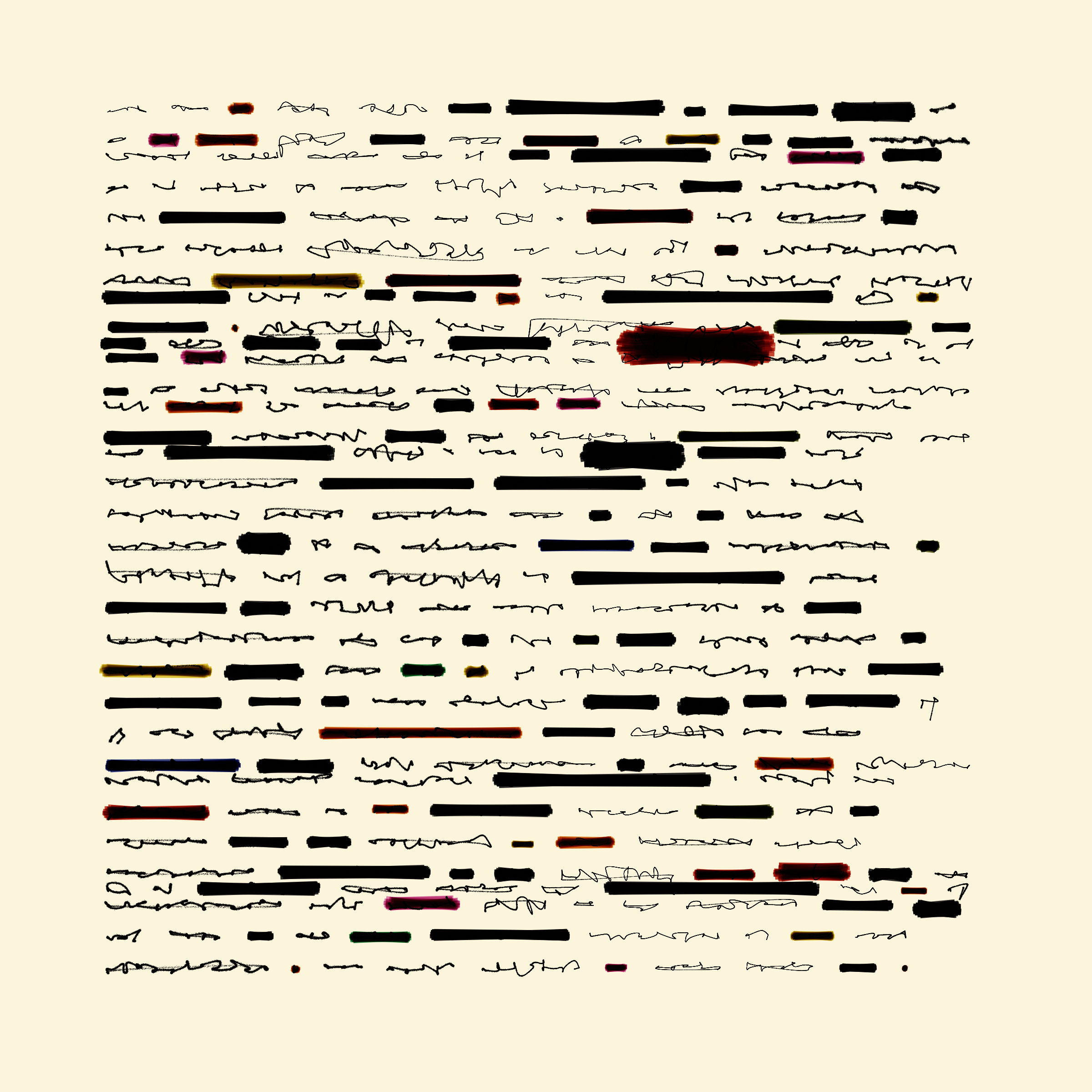 Art Blocks - Art Blocks v2 - Letters to My Future Self #224 - NFT # 174000224