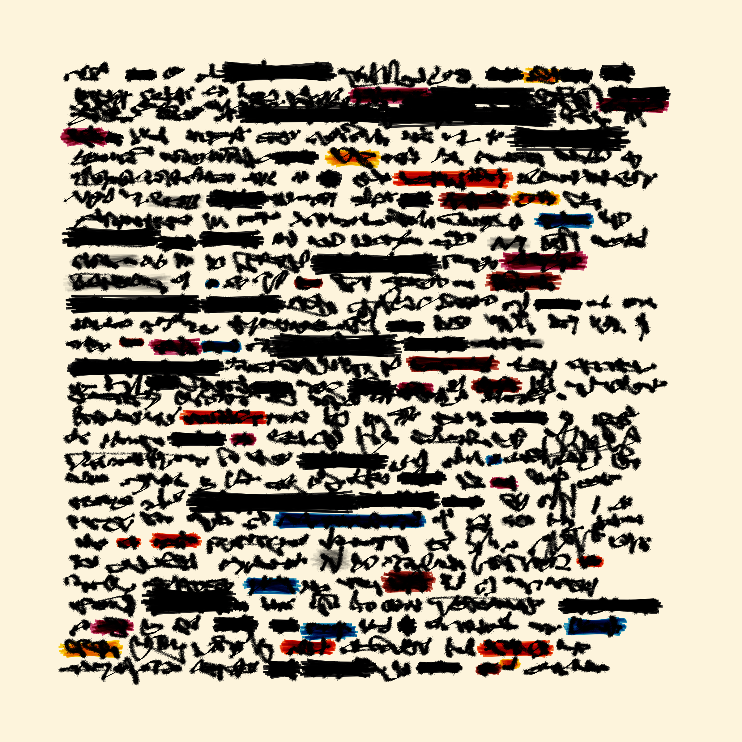 Art Blocks - Art Blocks v2 - Letters to My Future Self #492 - NFT # 174000492