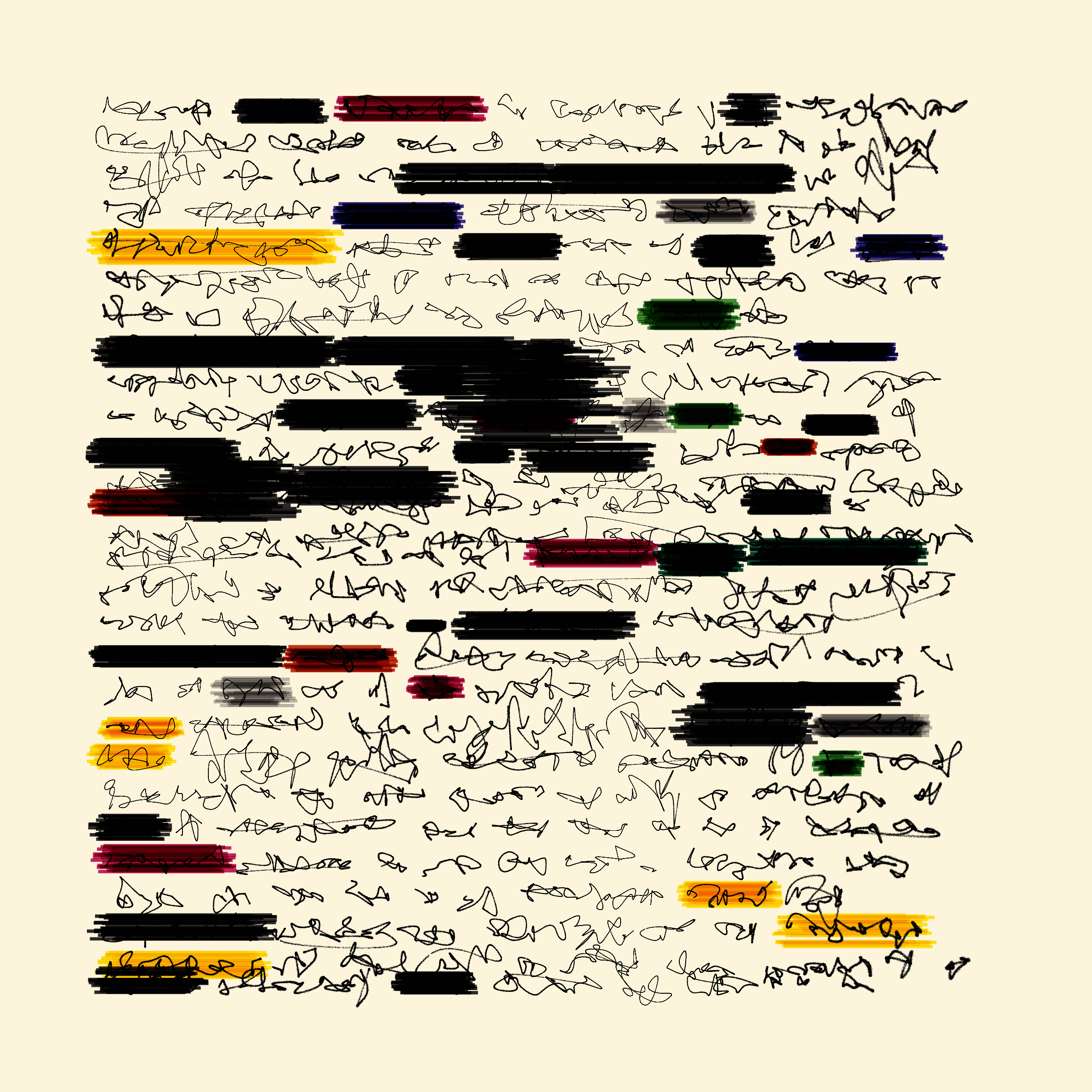 Art Blocks - Art Blocks v2 - Letters to My Future Self #733 - NFT # 174000733