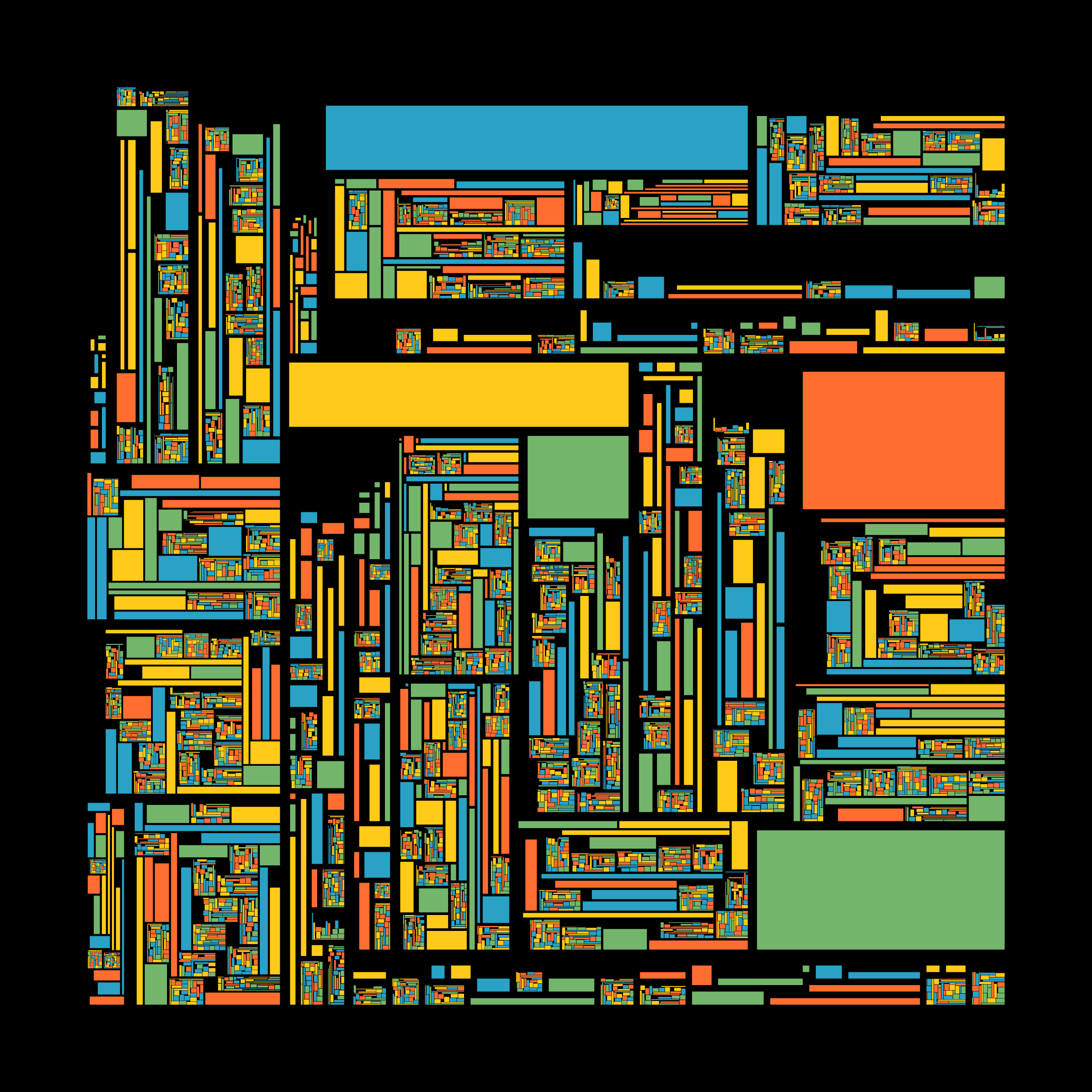 Art Blocks - Art Blocks v2 - Recursion #36 - NFT # 192000036