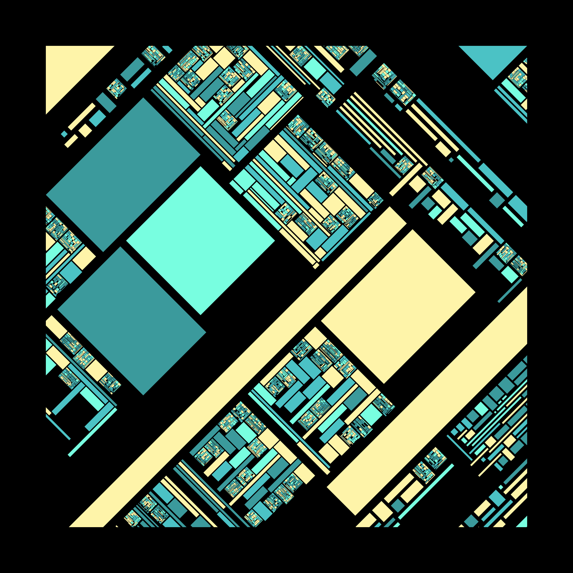 Art Blocks - Art Blocks v2 - Recursion #37 - NFT # 192000037