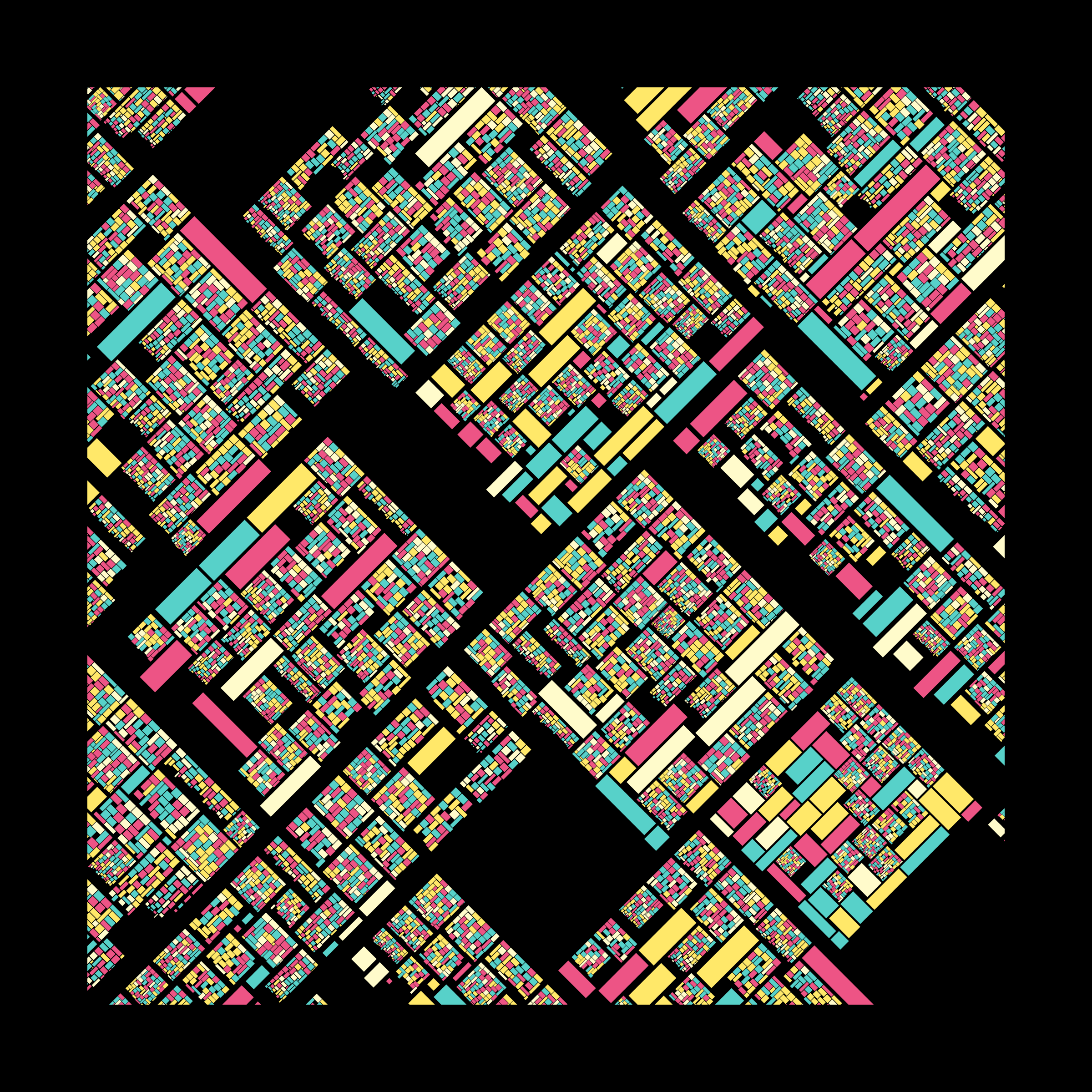 Art Blocks - Art Blocks v2 - Recursion #43 - NFT # 192000043