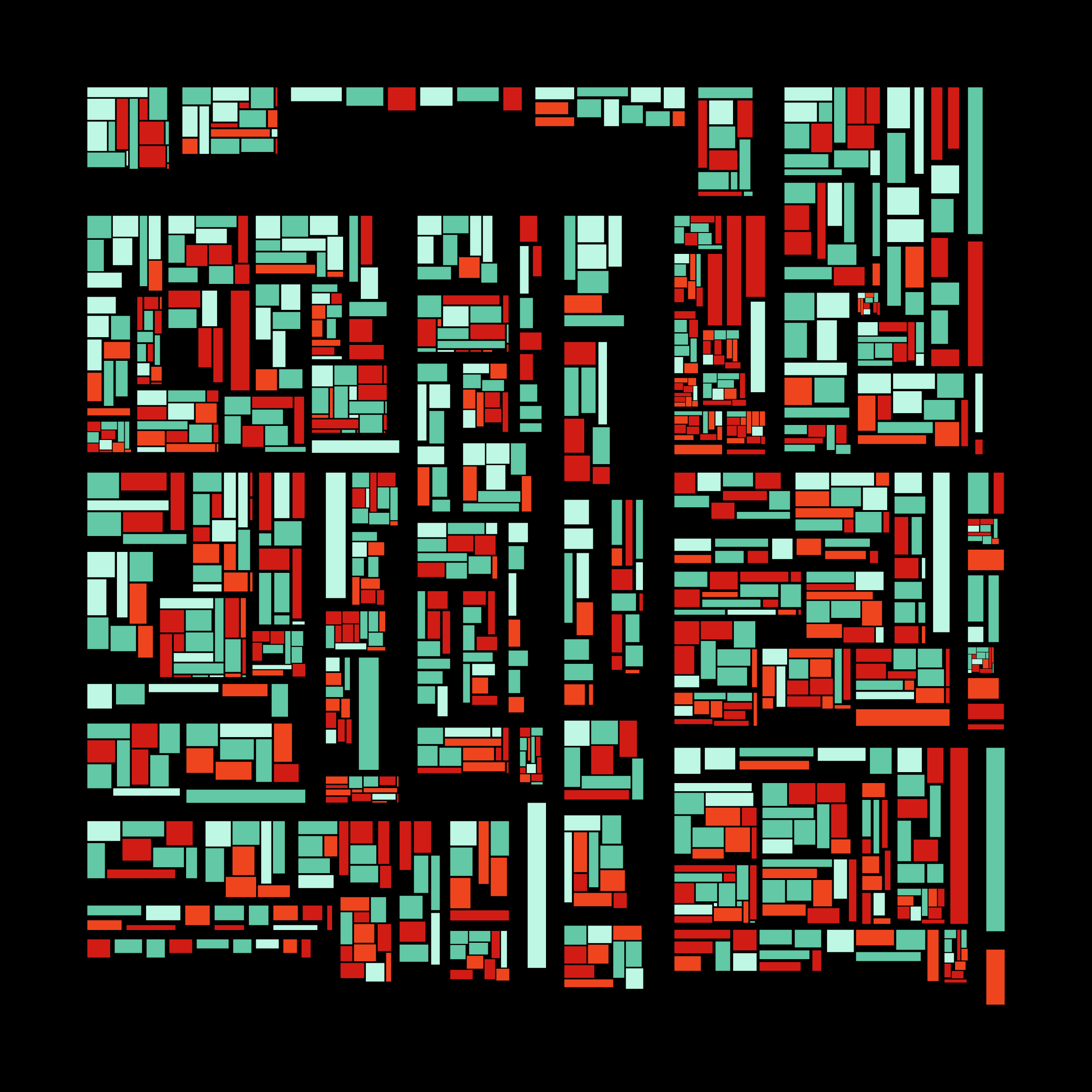 Art Blocks - Art Blocks v2 - Recursion #54 - NFT # 192000054