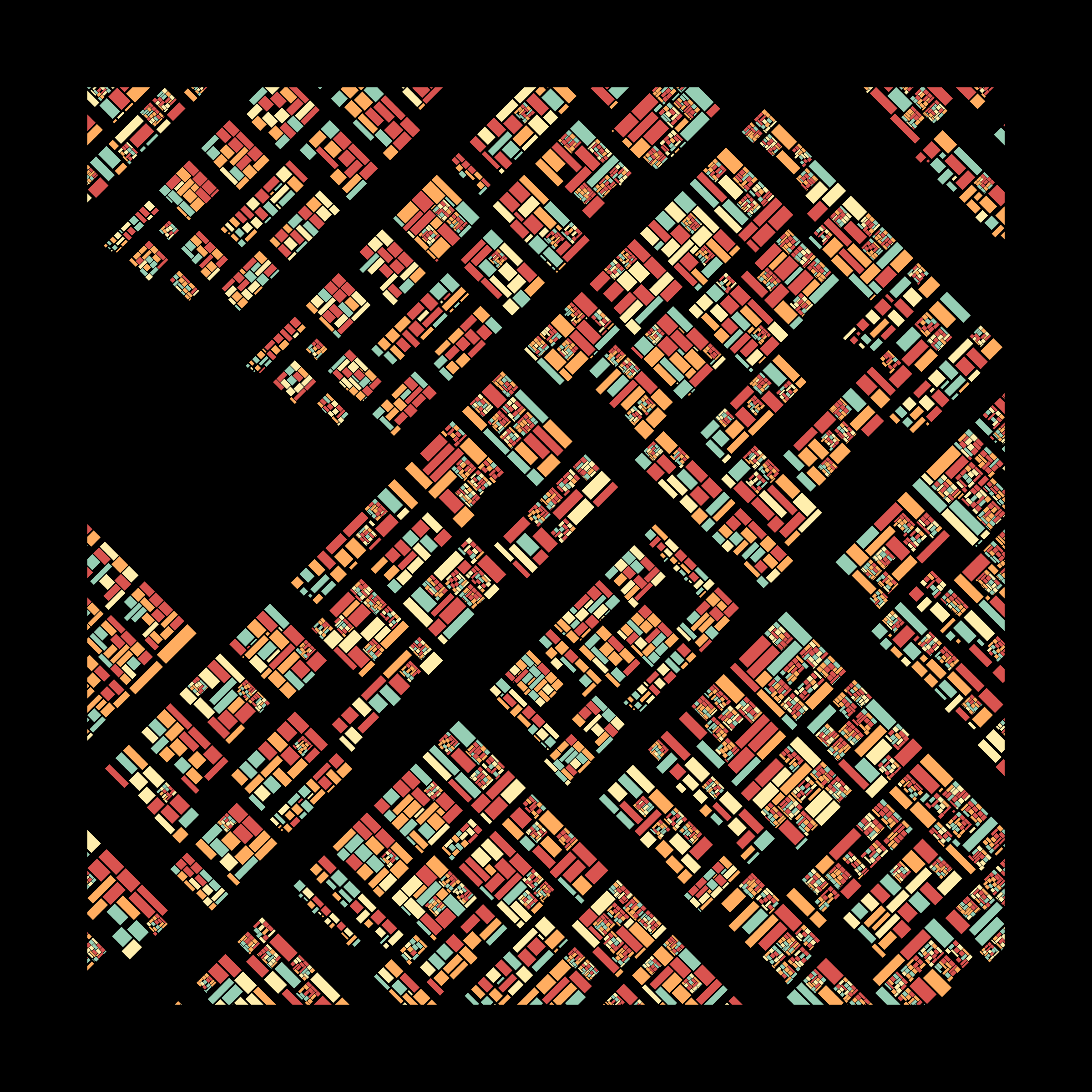 Art Blocks - Art Blocks v2 - Recursion #68 - NFT # 192000068