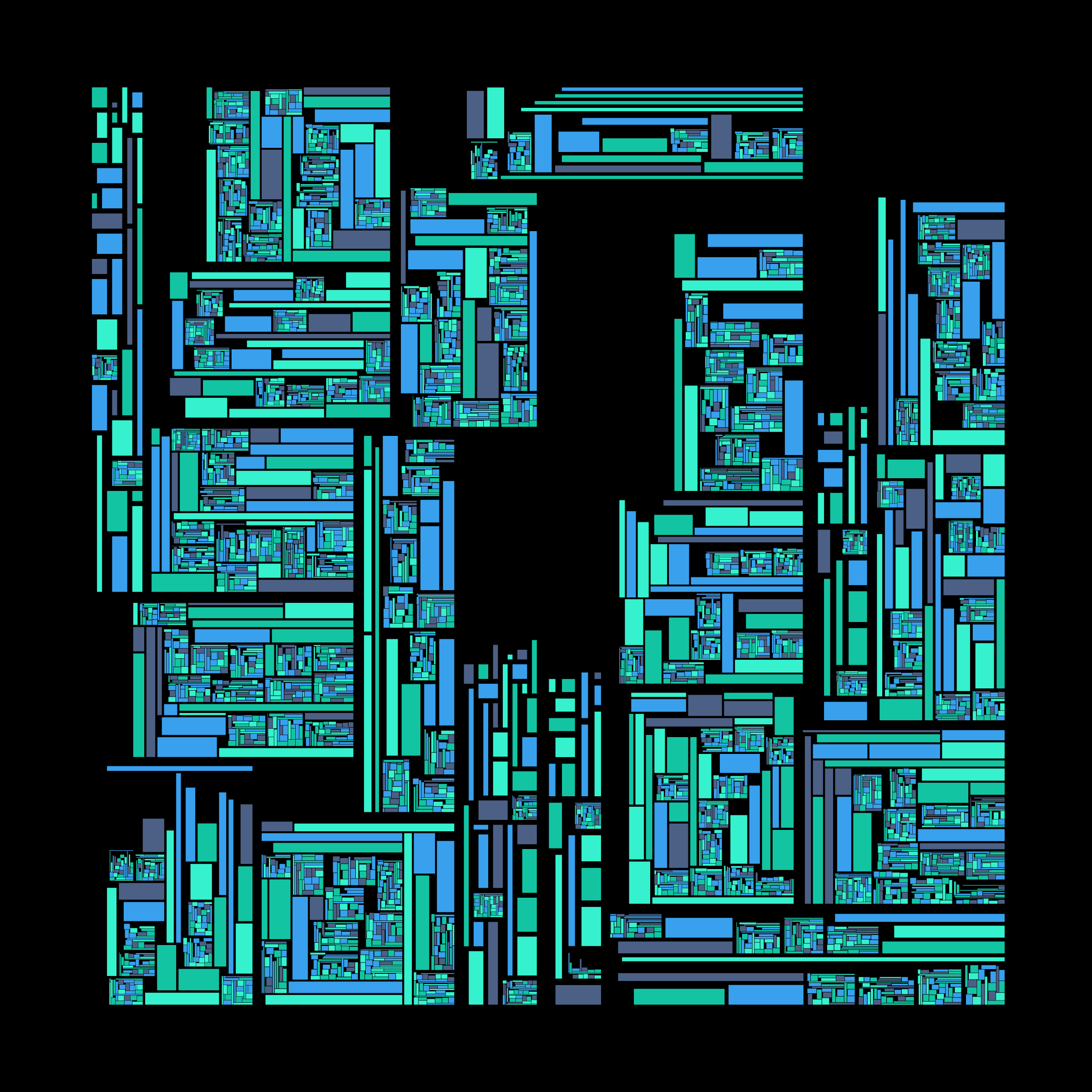 Art Blocks - Art Blocks v2 - Recursion #76 - NFT # 192000076