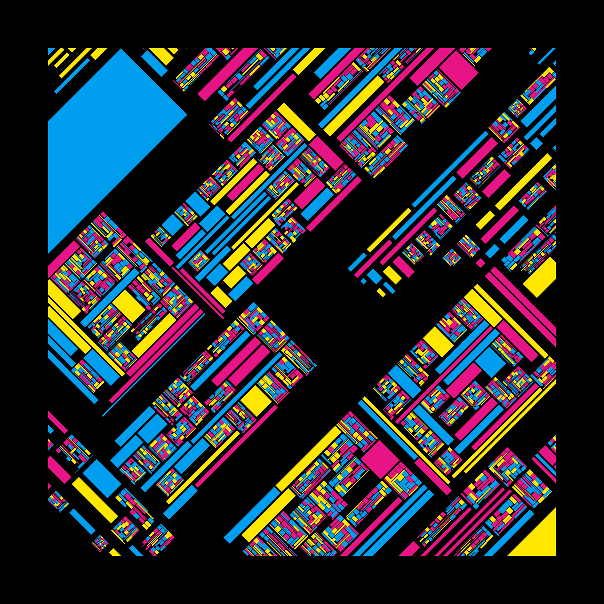 Art Blocks - Art Blocks v2 - Recursion #91 - NFT # 192000091