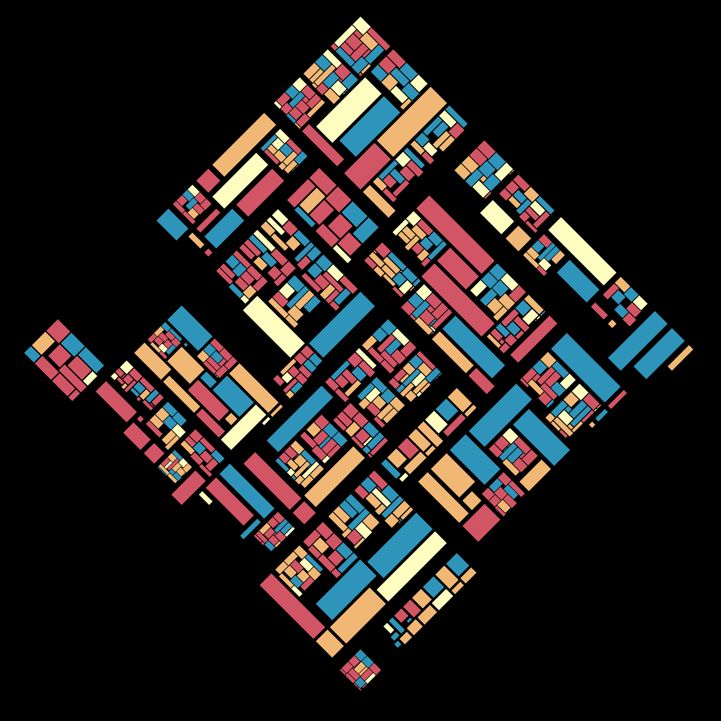 Art Blocks - Art Blocks v2 - Recursion #190 - NFT # 192000190