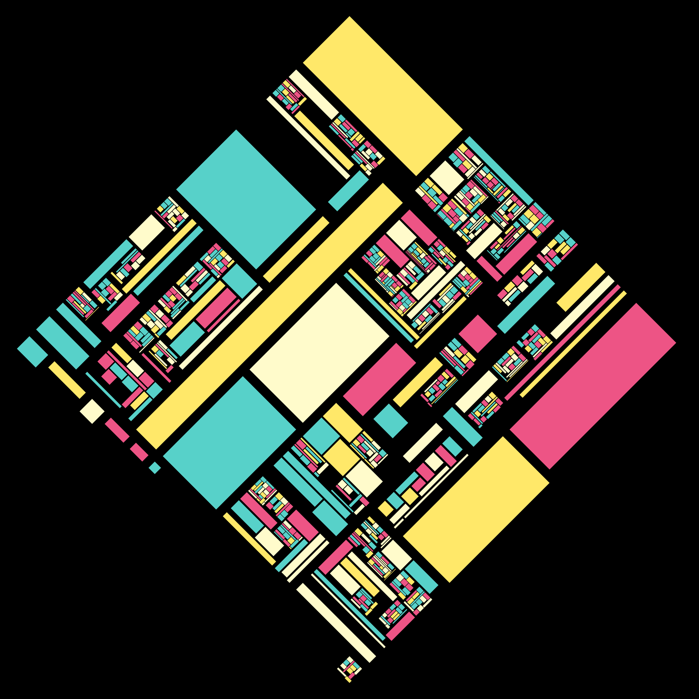 Art Blocks - Art Blocks v2 - Recursion #225 - NFT # 192000225