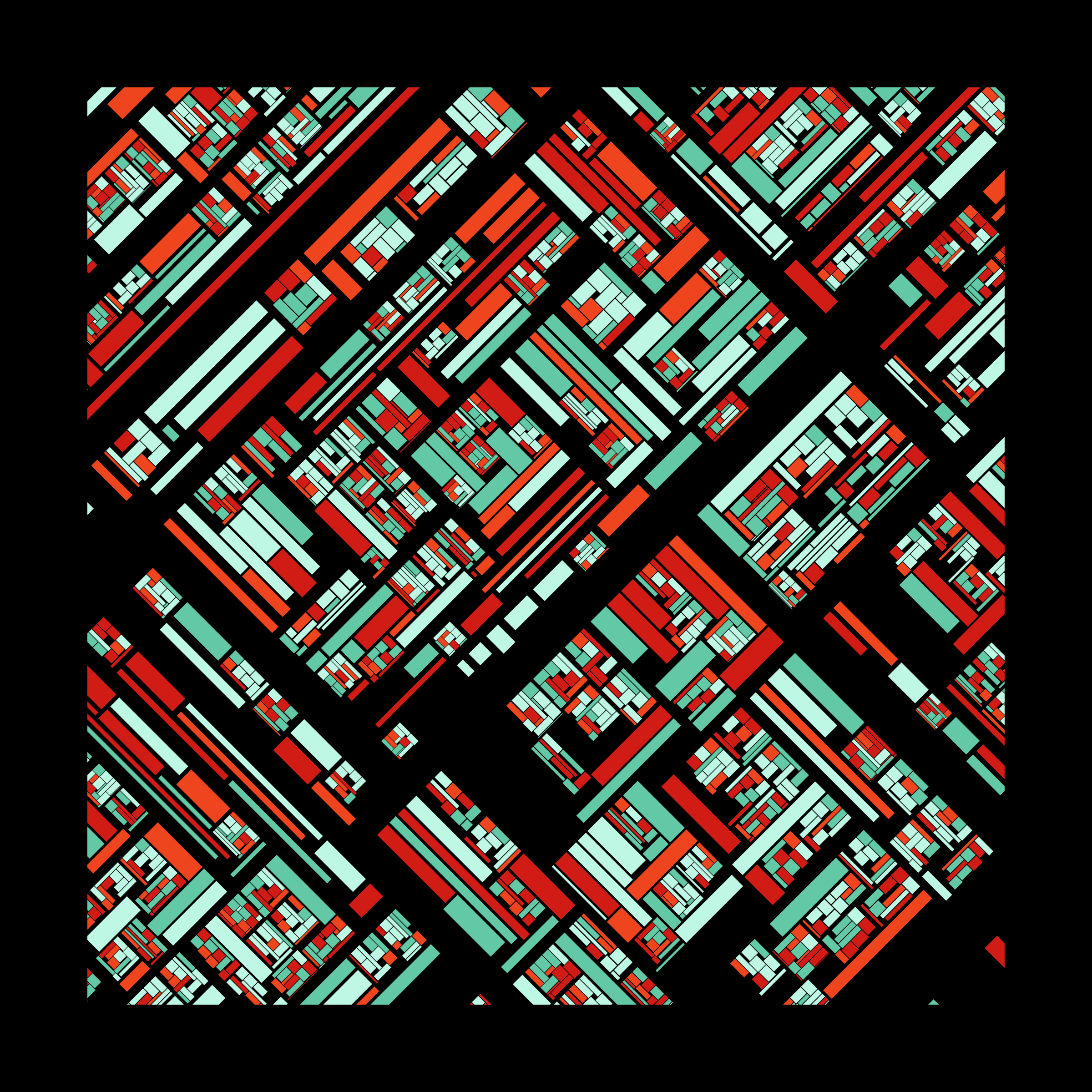 Art Blocks - Art Blocks v2 - Recursion #229 - NFT # 192000229
