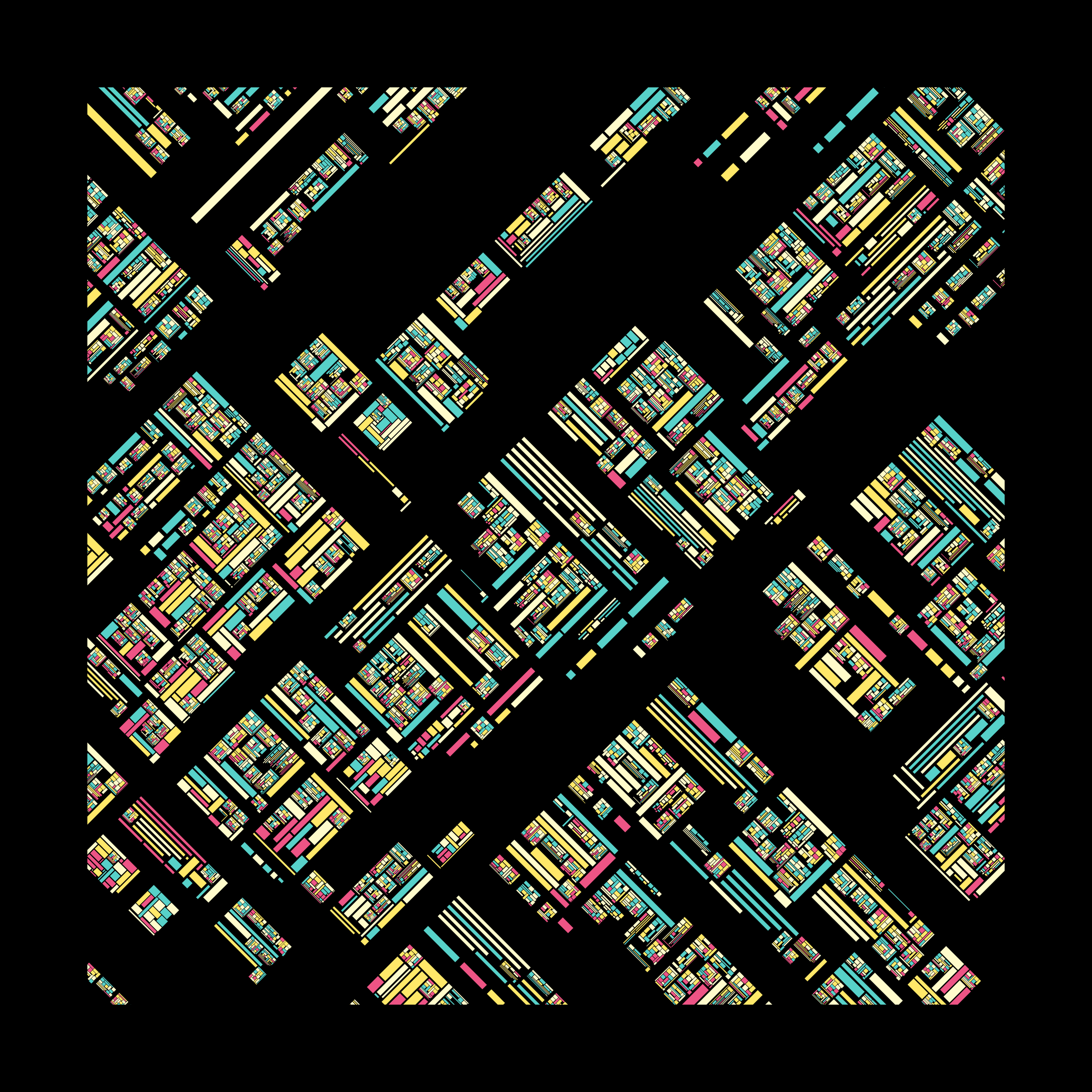 Art Blocks - Art Blocks v2 - Recursion #254 - NFT # 192000254