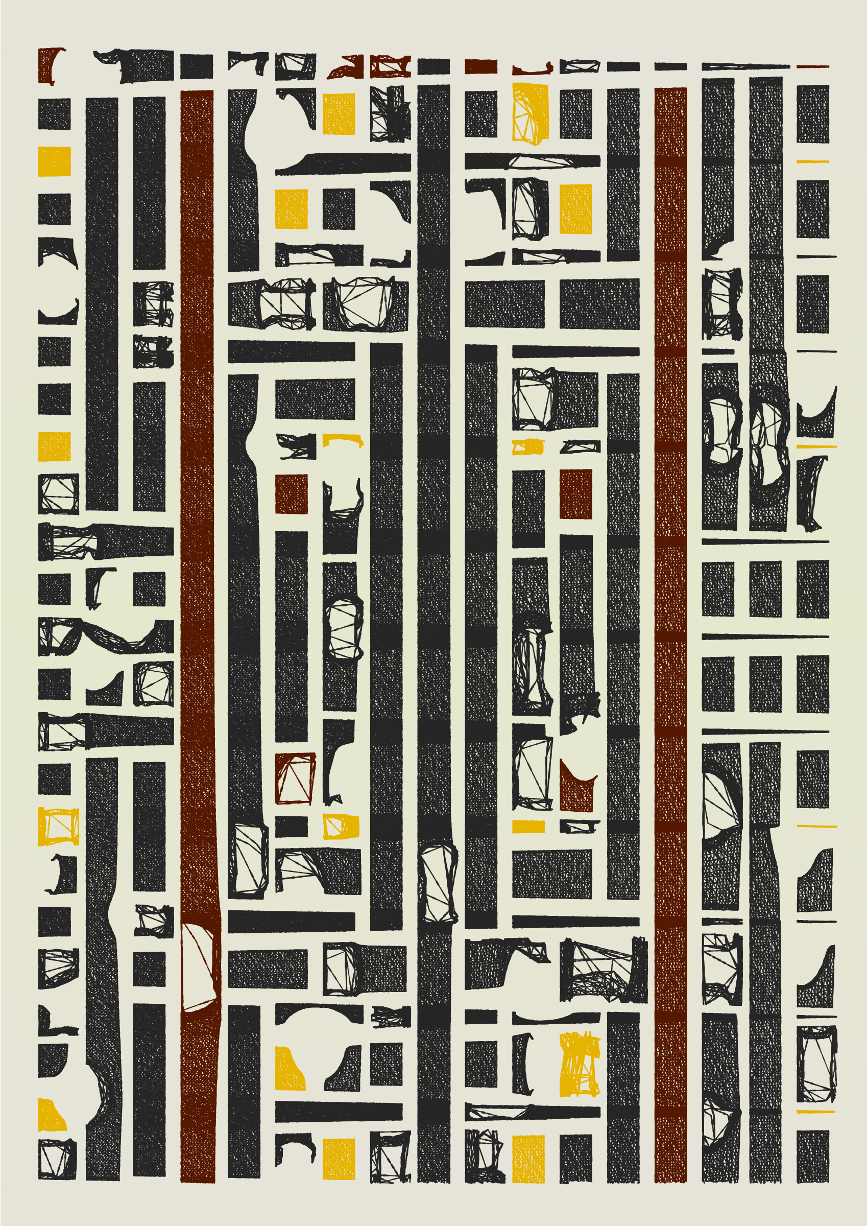 Art Blocks - Art Blocks v2 - Edifice #7 - NFT # 204000007