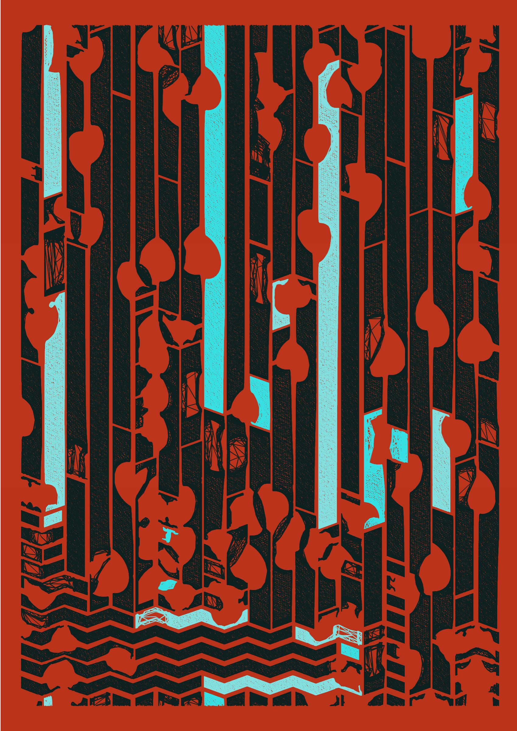 Art Blocks - Art Blocks v2 - Edifice #19 - NFT # 204000019