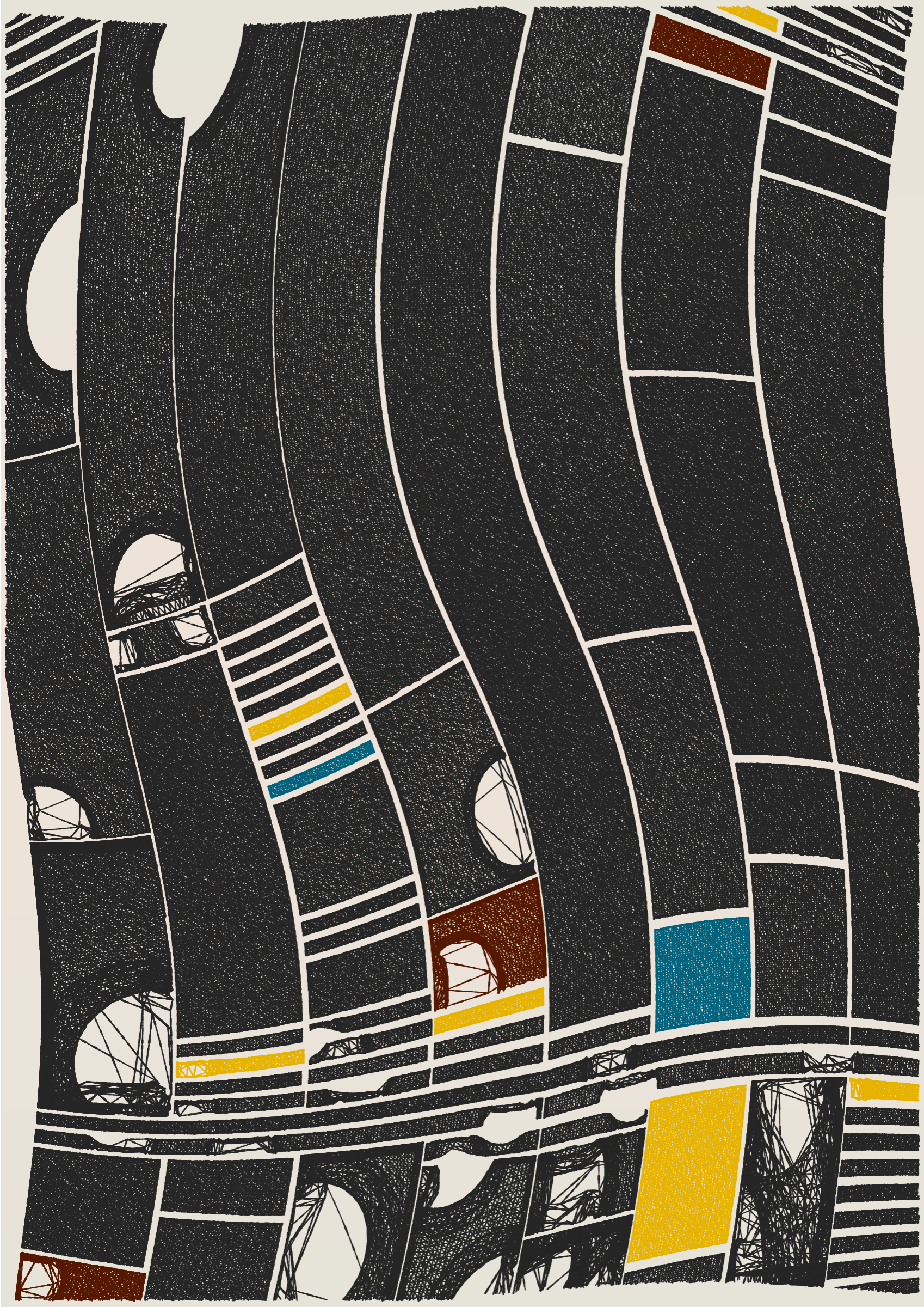 Art Blocks - Art Blocks v2 - Edifice #25 - NFT # 204000025