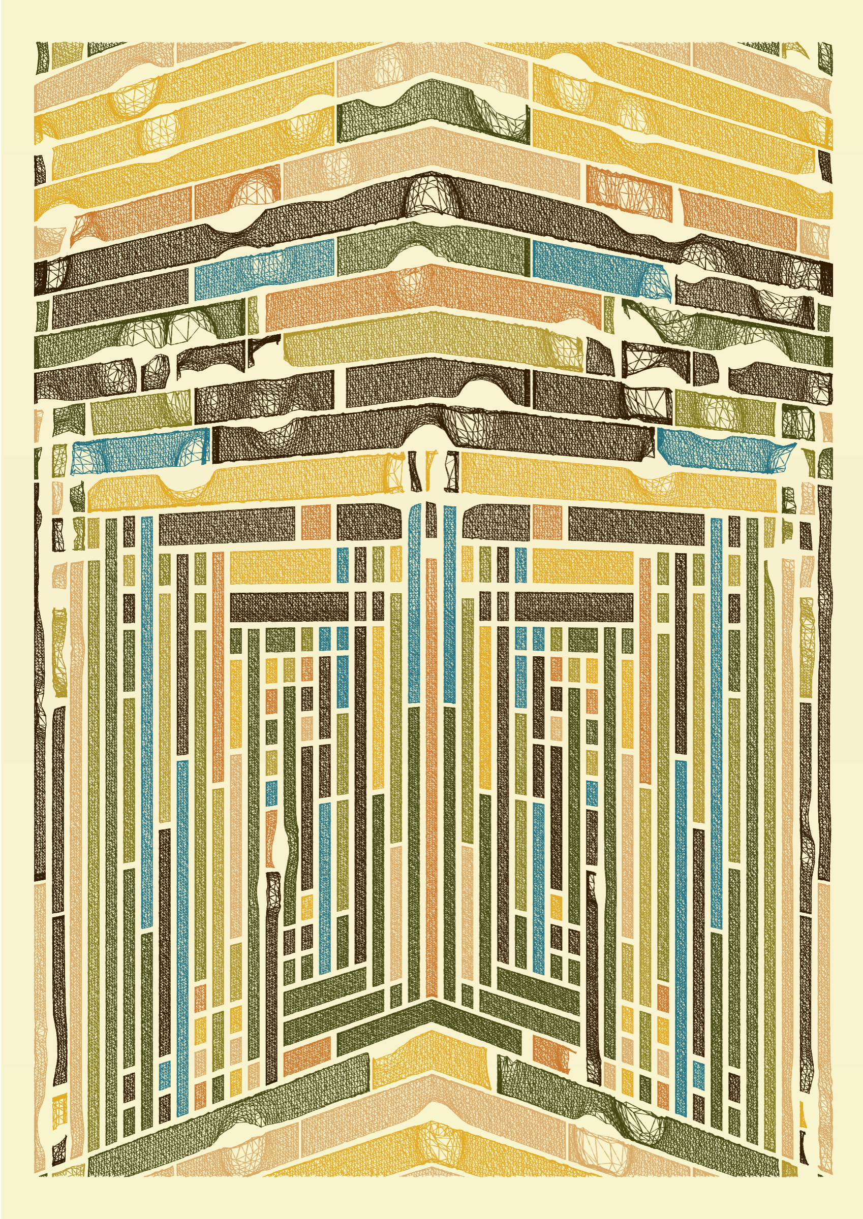 Art Blocks - Art Blocks v2 - Edifice #27 - NFT # 204000027