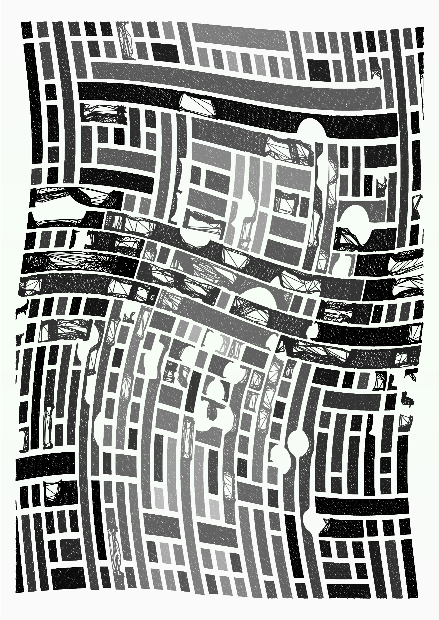 Art Blocks - Art Blocks v2 - Edifice #28 - NFT # 204000028